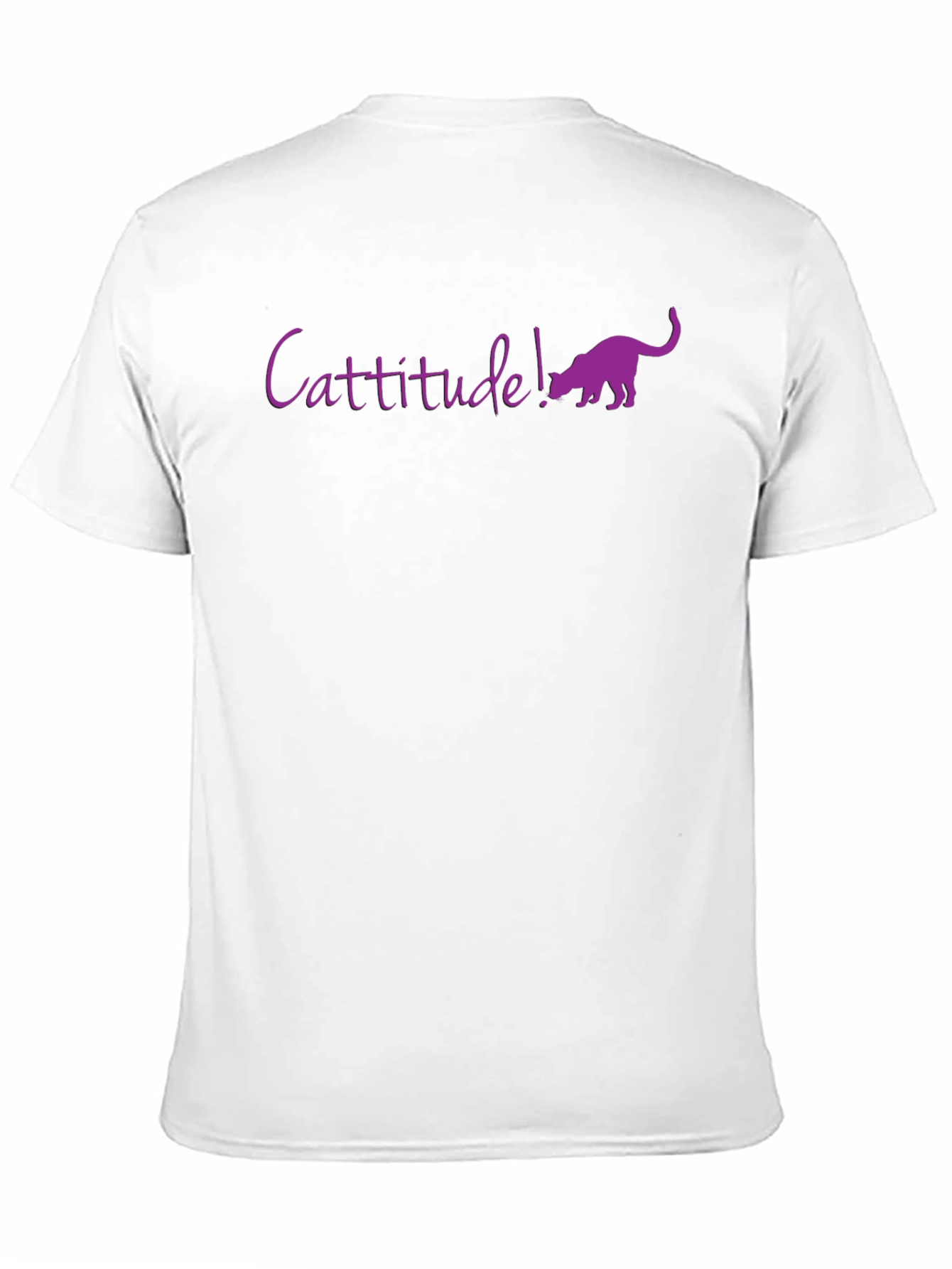 Cattitude! Funny Cat Lover Graphic T-Shirt