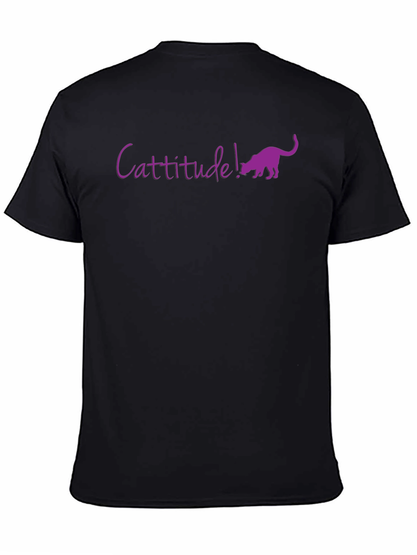 Cattitude! Funny Cat Lover Graphic T-Shirt