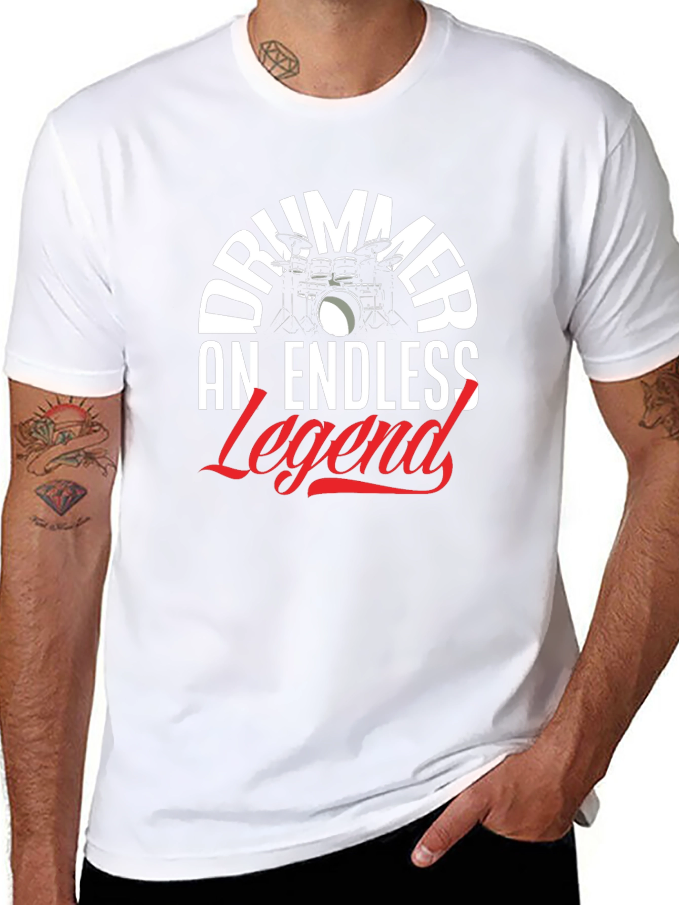 Drummer Legend Black T-Shirt