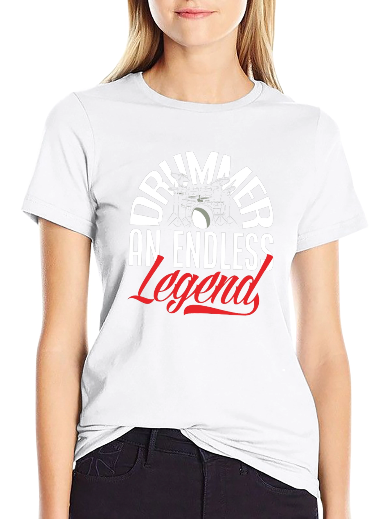 Drummer Legend Black T-Shirt