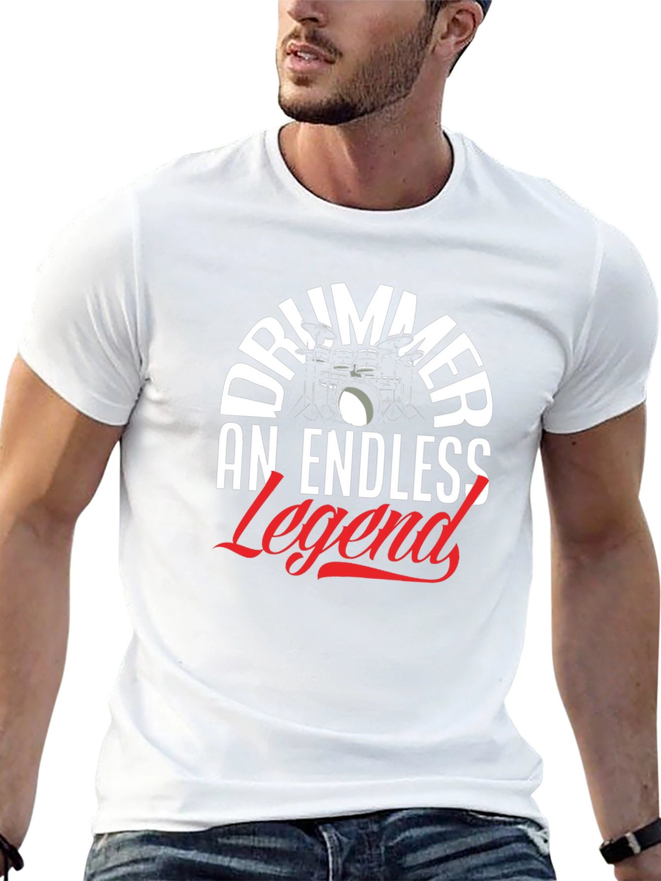 Drummer Legend Black T-Shirt