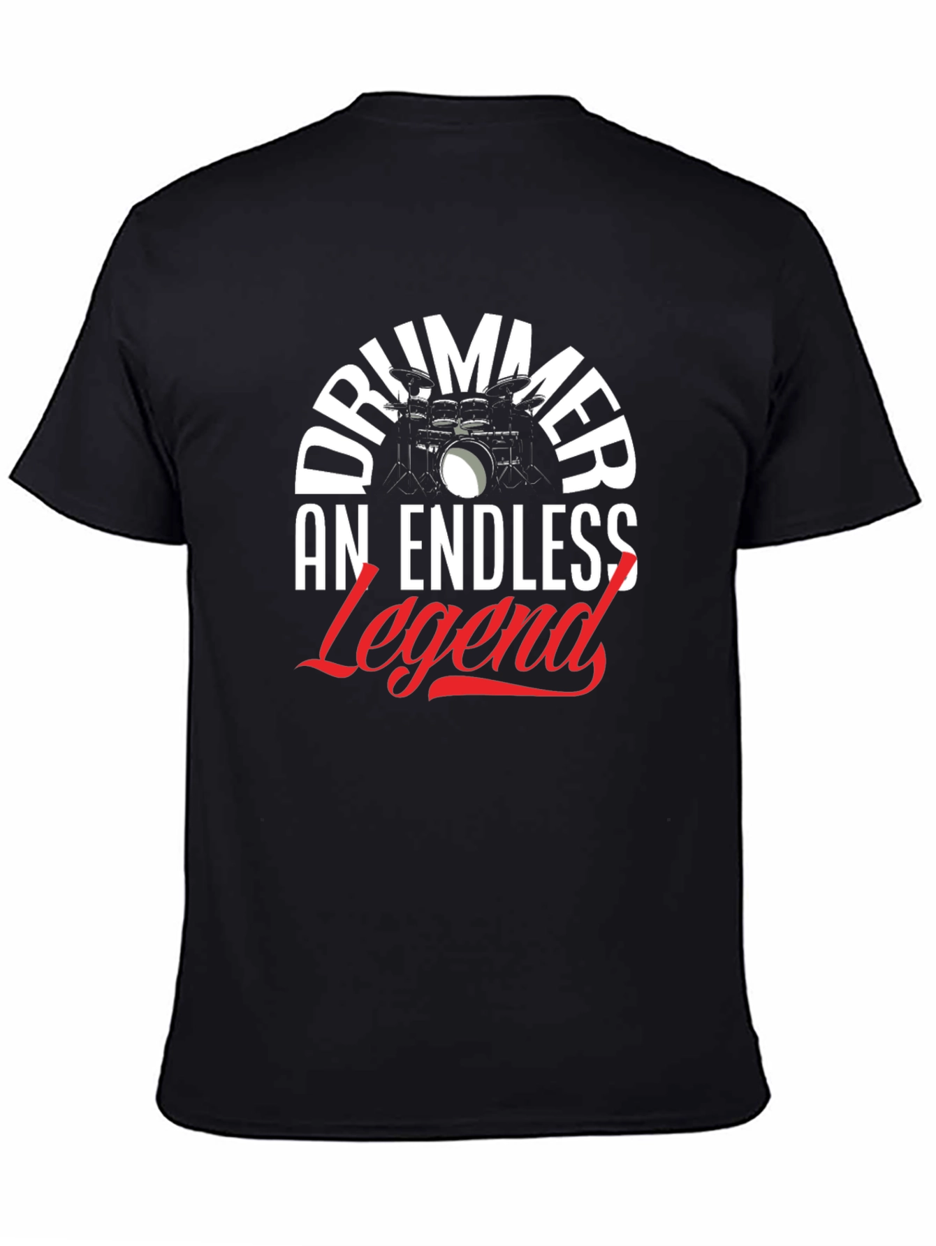 Drummer Legend Black T-Shirt
