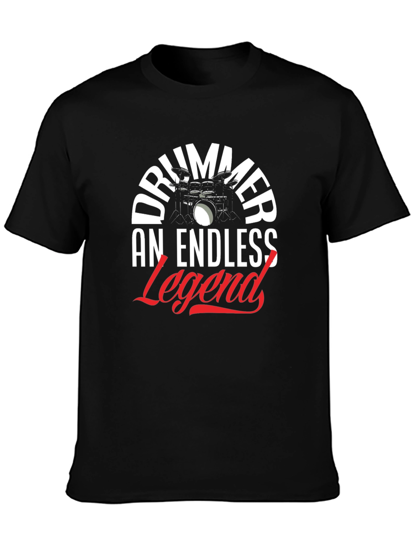 Drummer Legend Black T-Shirt