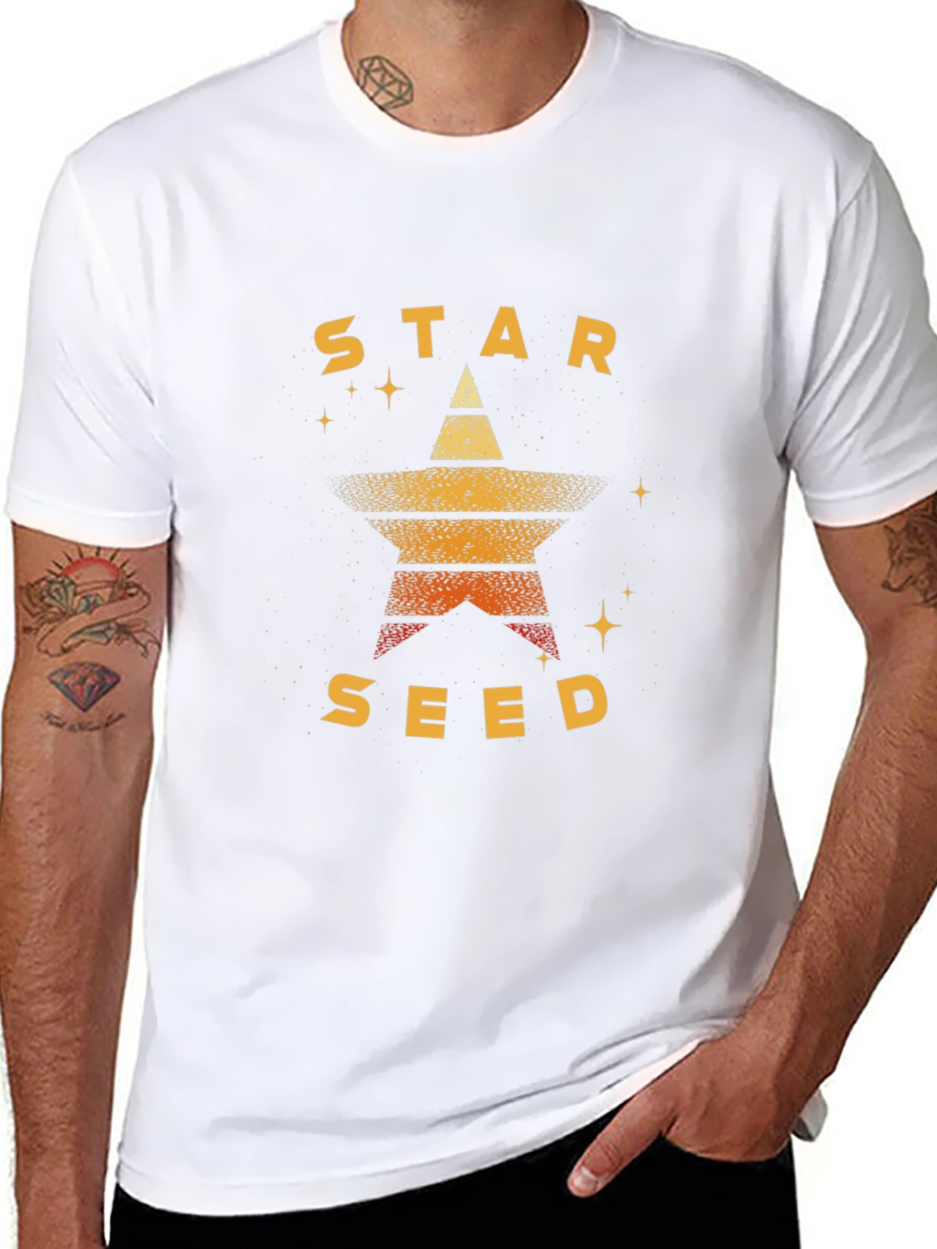 Star Seed Graphic Tee - Retro Style