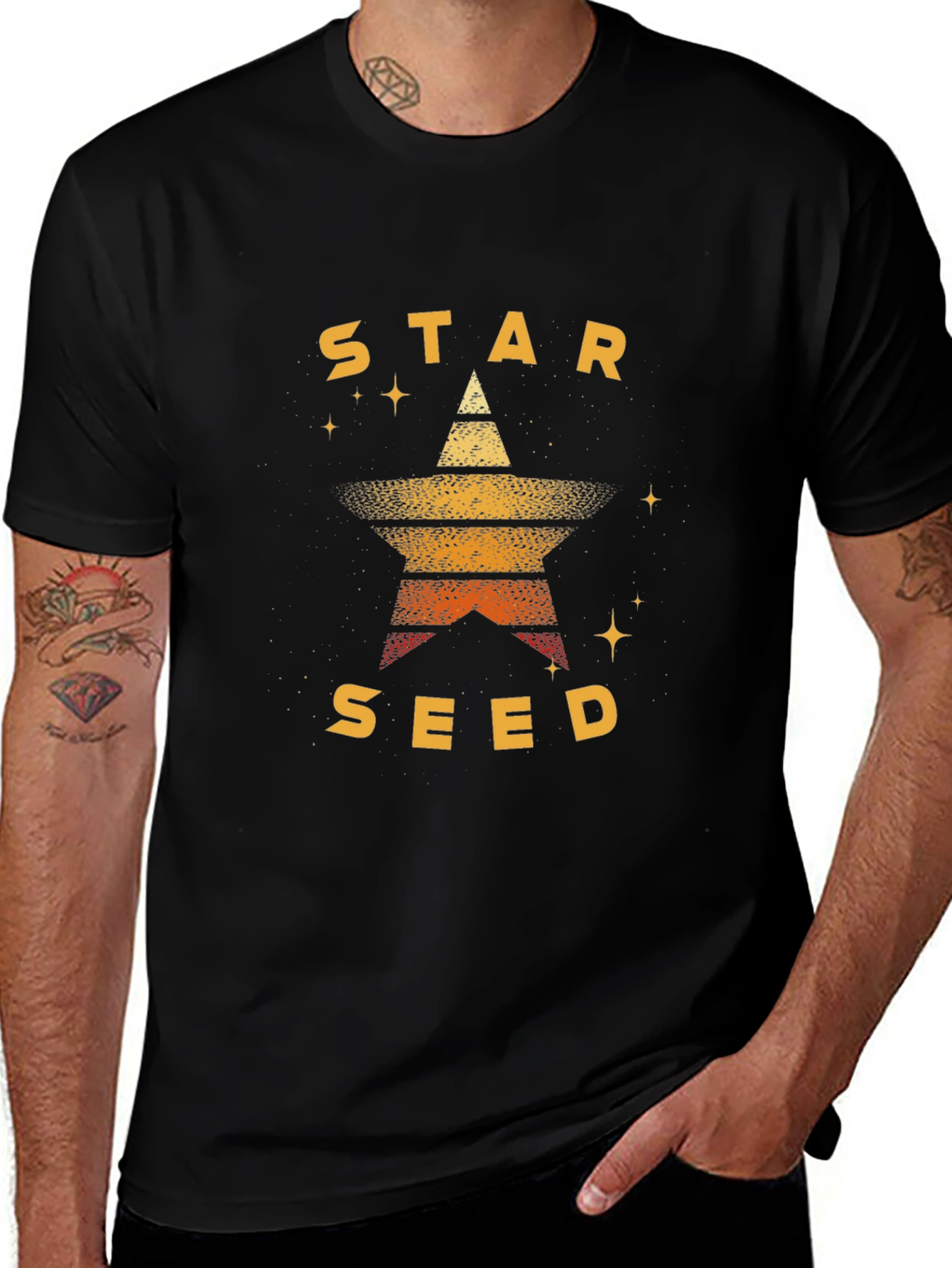 Star Seed Graphic Tee - Retro Style