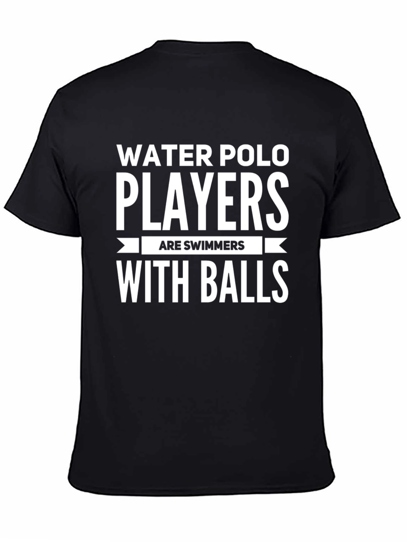 Water Polo Players T-Shirt Funny Balls Swimmer Tee