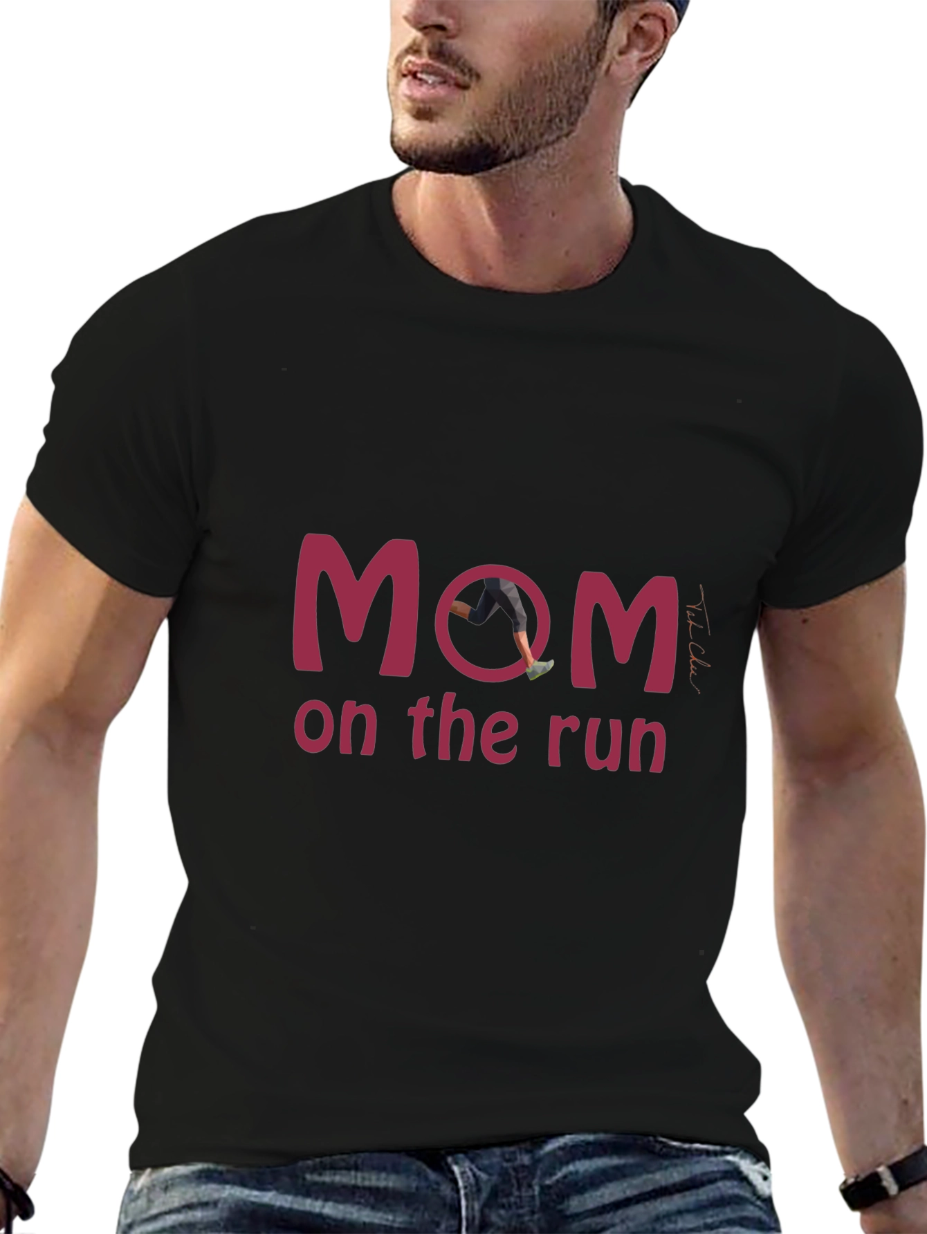Mom on the Run Graphic Tee