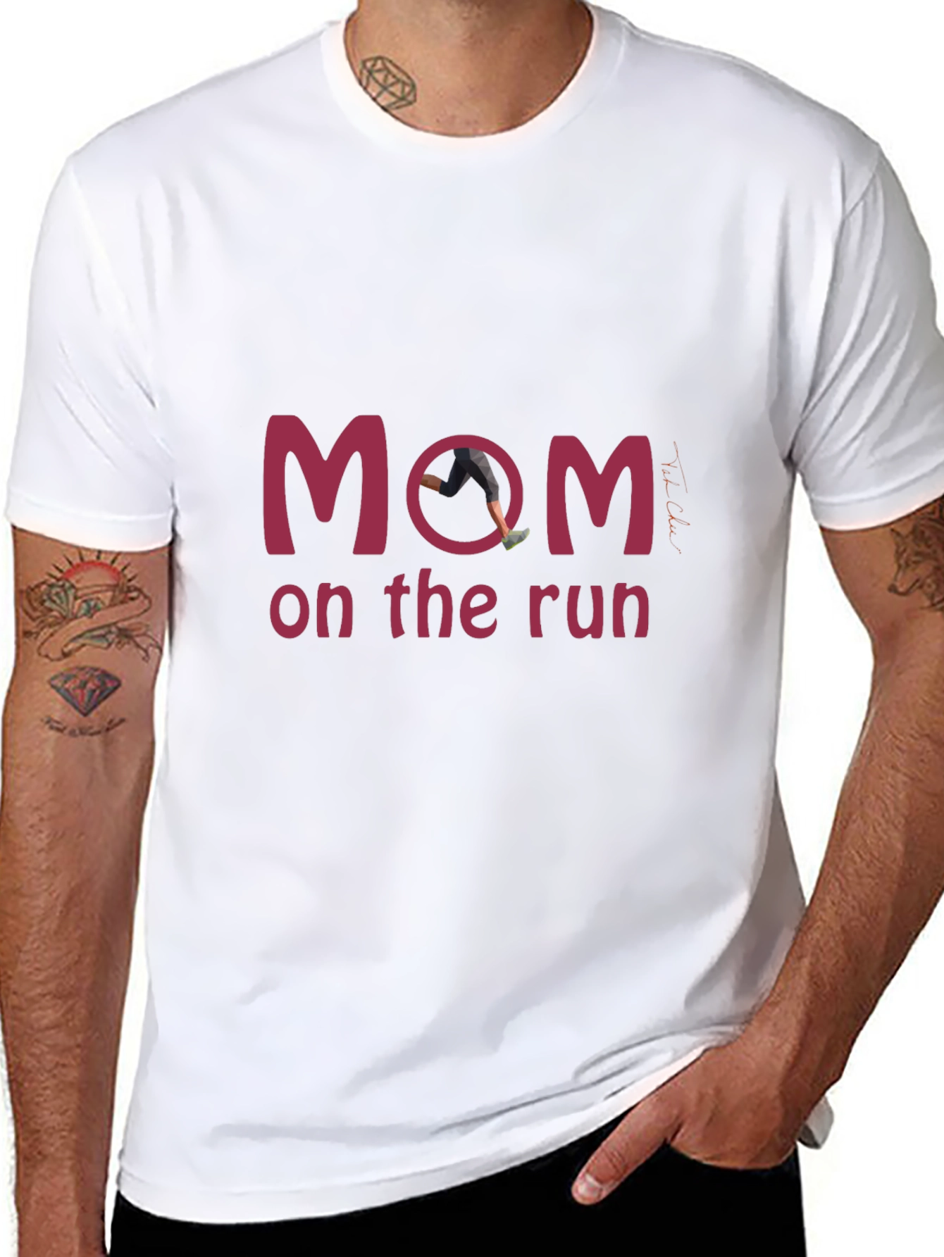Mom on the Run Graphic Tee