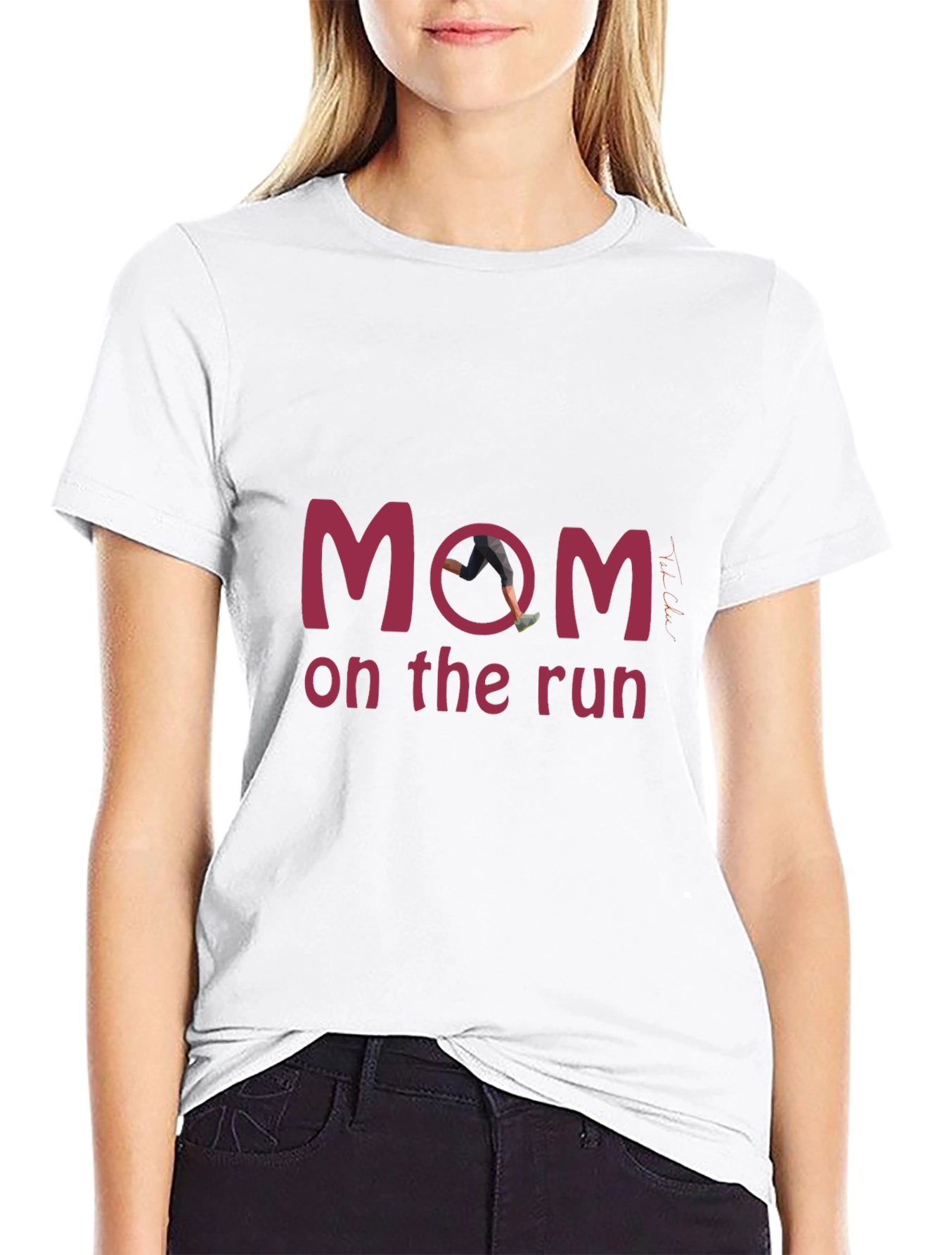 Mom on the Run Graphic Tee