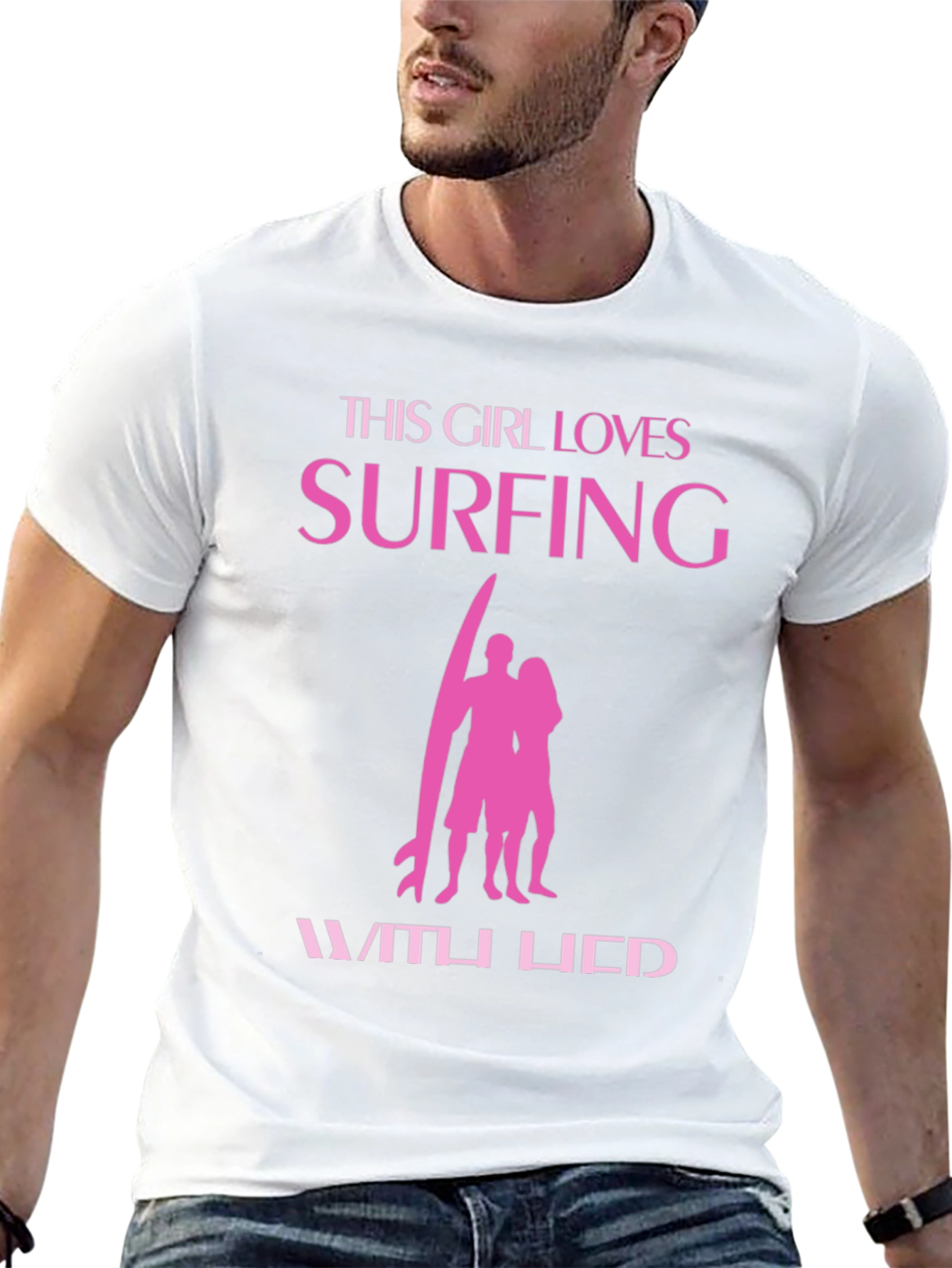This Girl Loves Surfing Graphic Tee