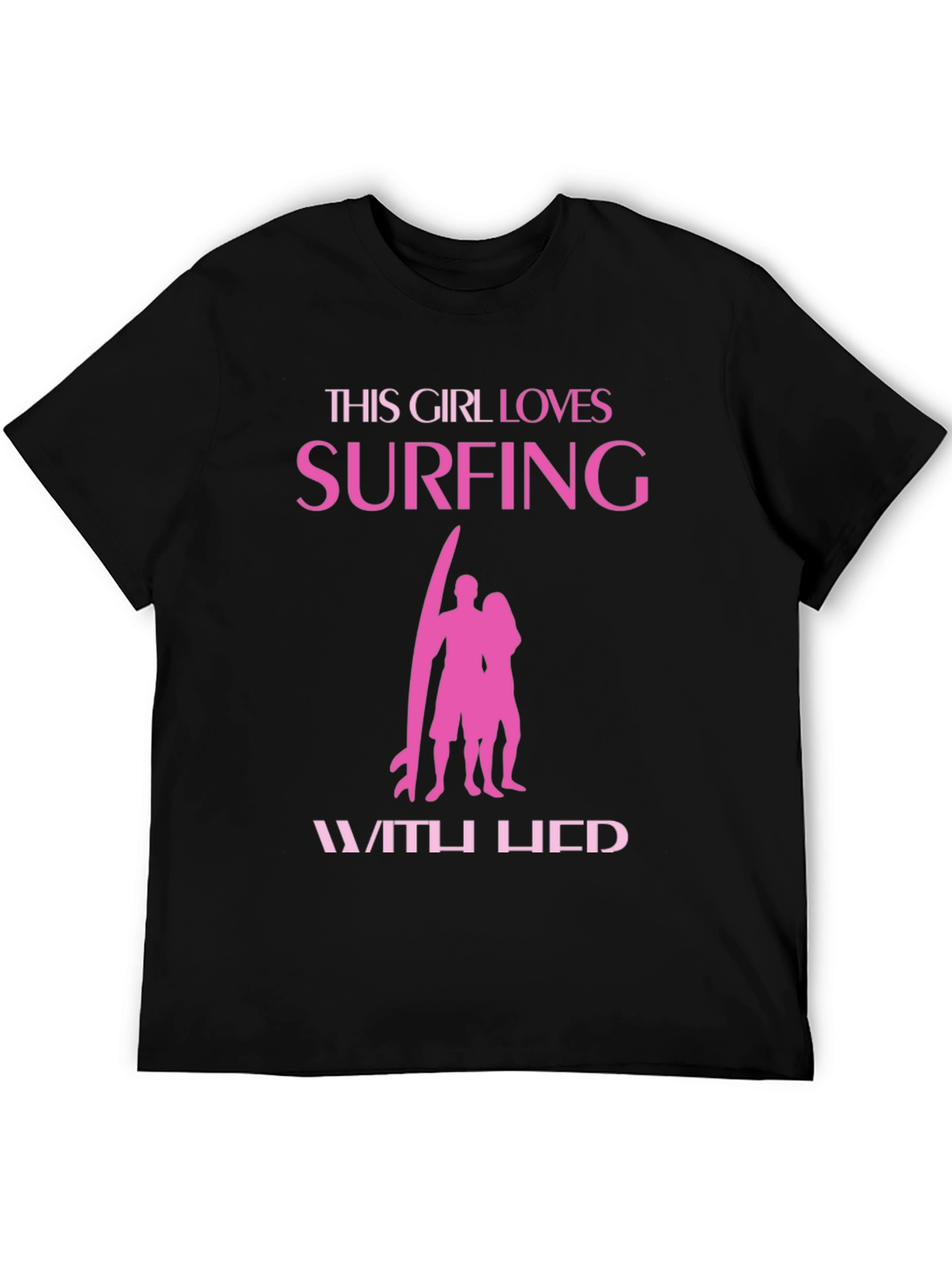 This Girl Loves Surfing Graphic Tee