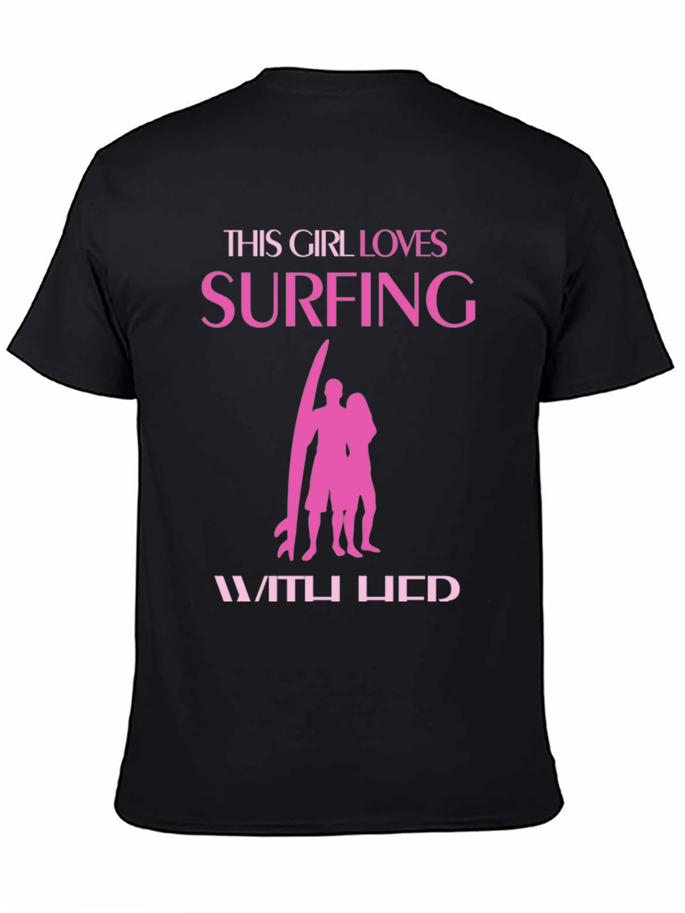 This Girl Loves Surfing Graphic Tee