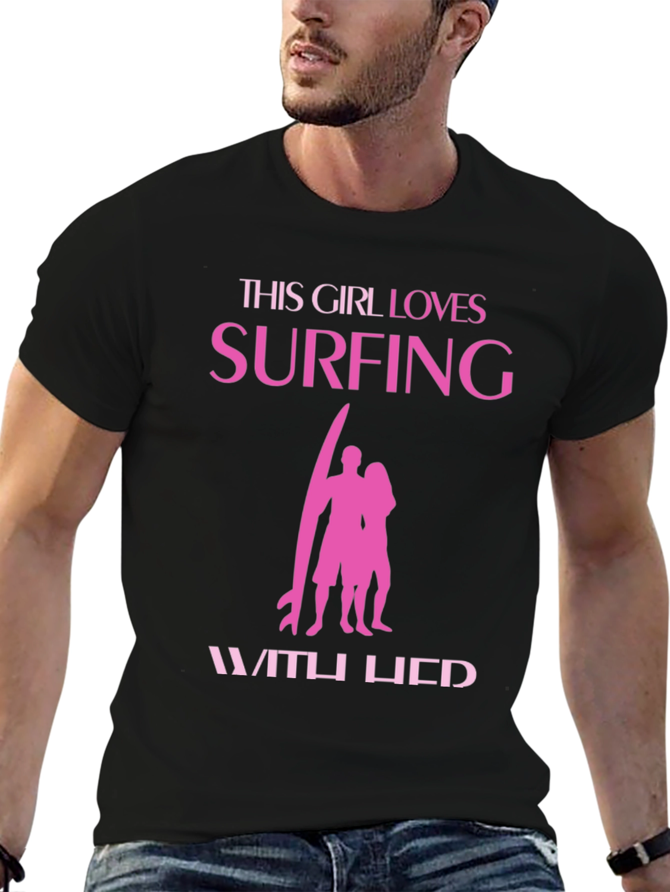 This Girl Loves Surfing Graphic Tee
