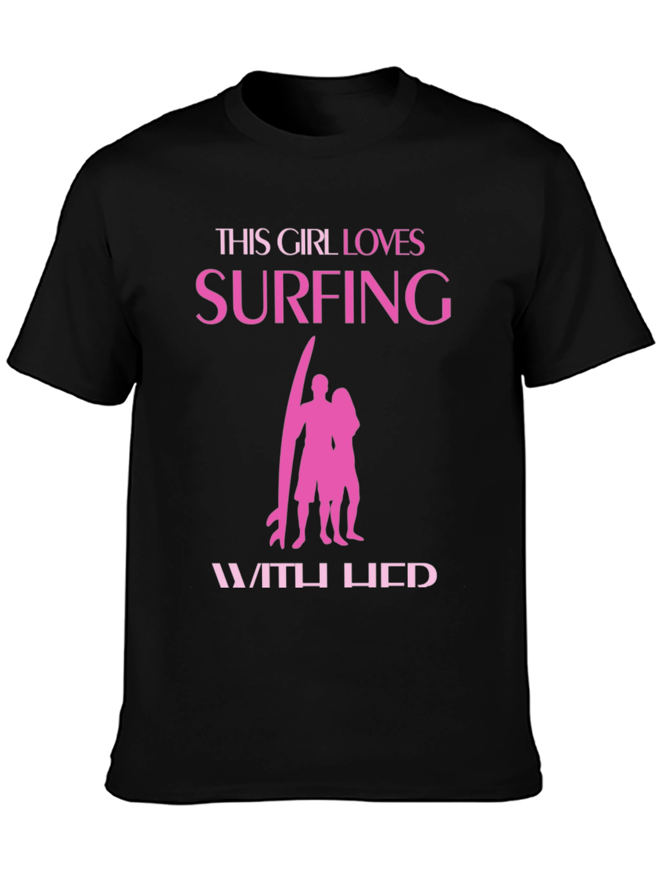 This Girl Loves Surfing Graphic Tee