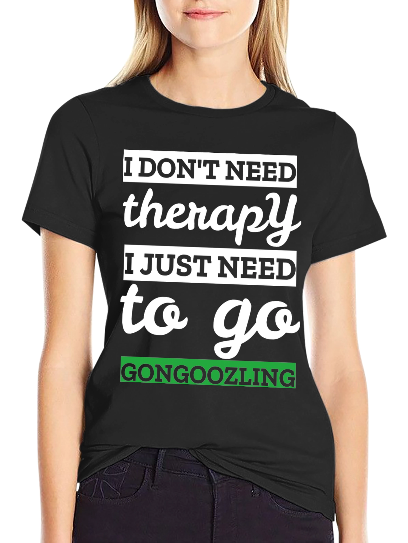 Gongoozling Therapy T-Shirt - Humorous Novelty Tee