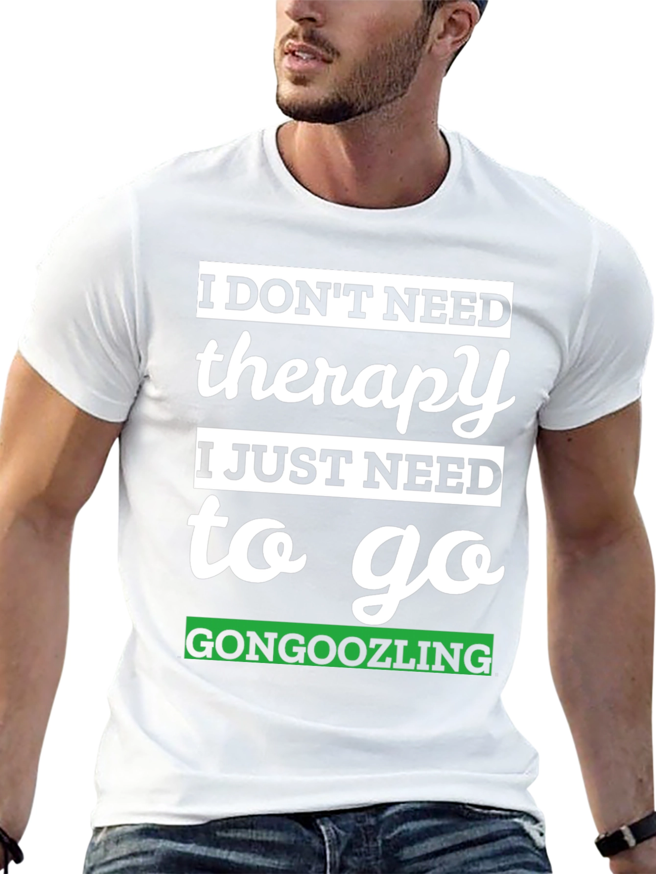 Gongoozling Therapy T-Shirt - Humorous Novelty Tee