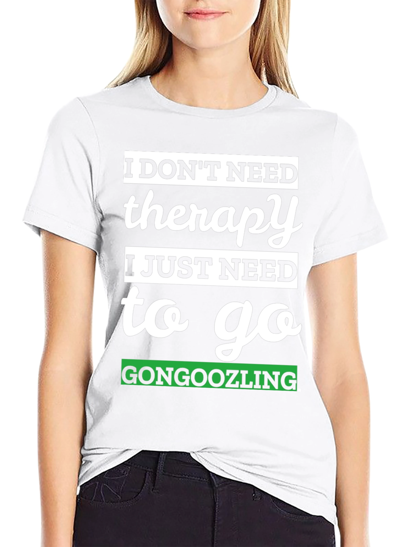 Gongoozling Therapy T-Shirt - Humorous Novelty Tee