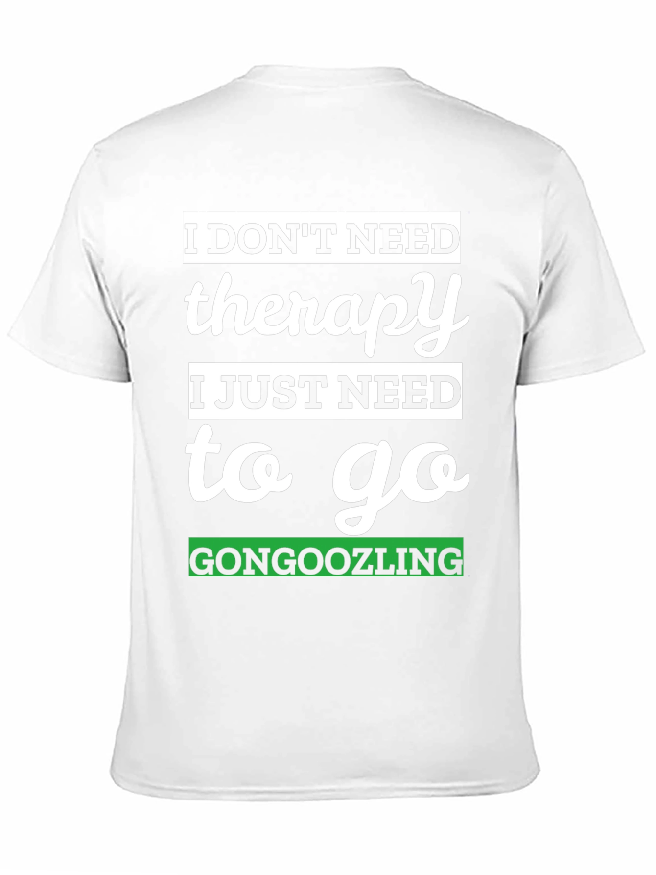 Gongoozling Therapy T-Shirt - Humorous Novelty Tee