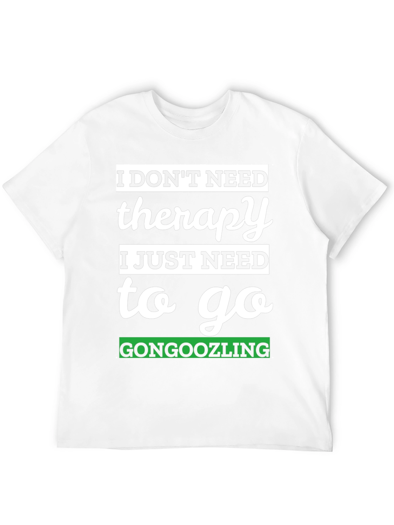 Gongoozling Therapy T-Shirt - Humorous Novelty Tee