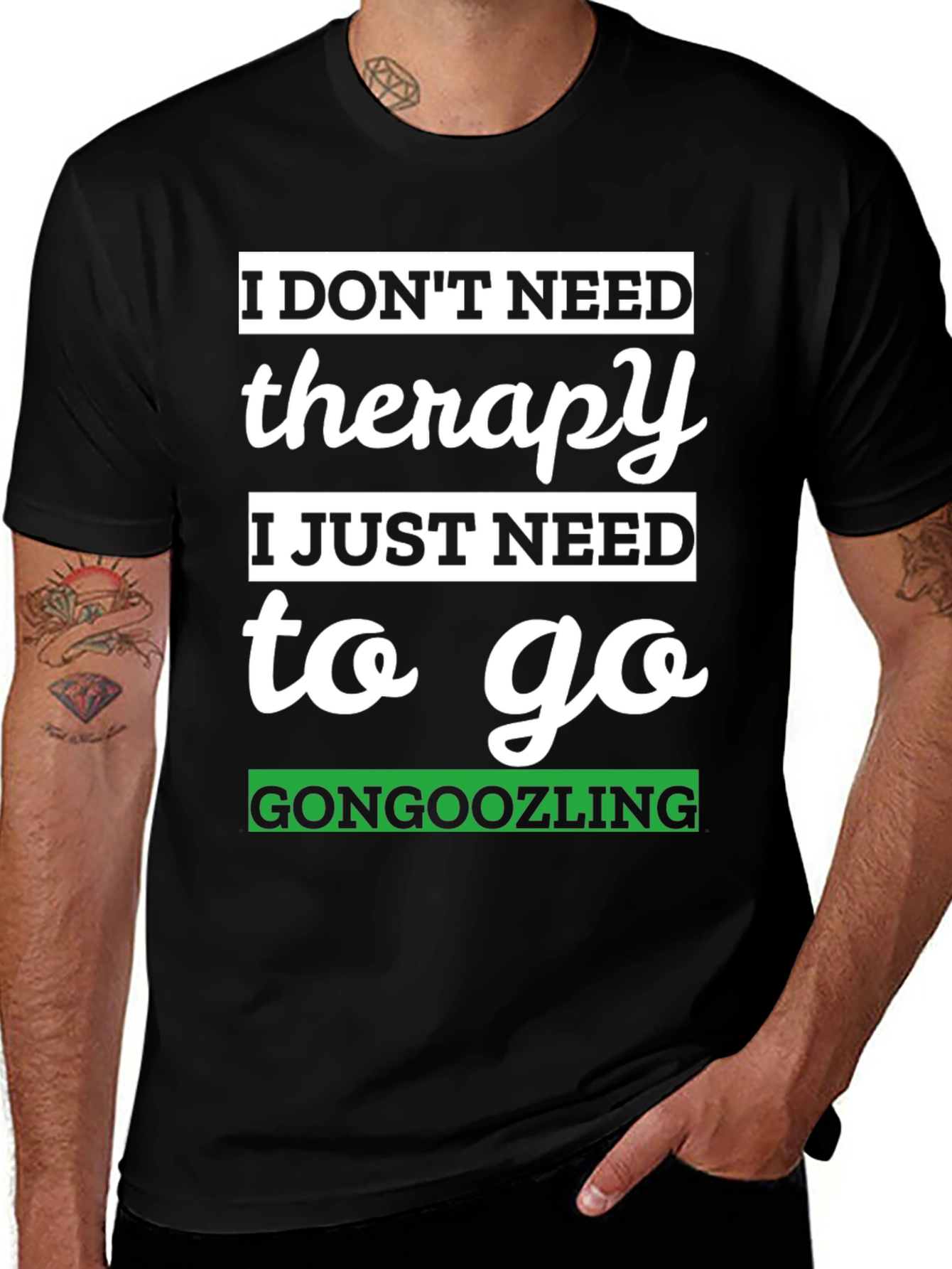 Gongoozling Therapy T-Shirt - Humorous Novelty Tee