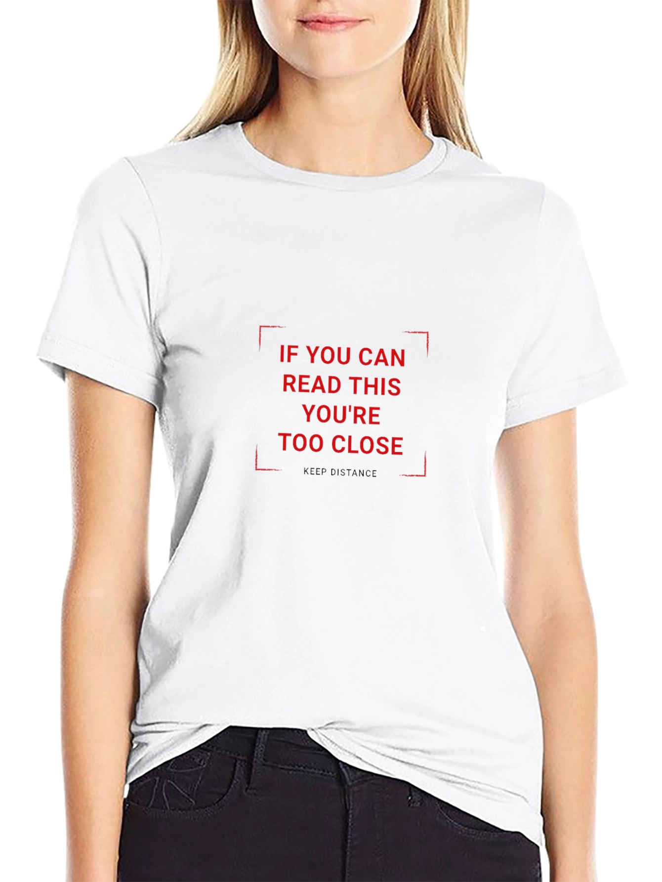 Social Distance T-Shirt: Read This Youre Too Close!