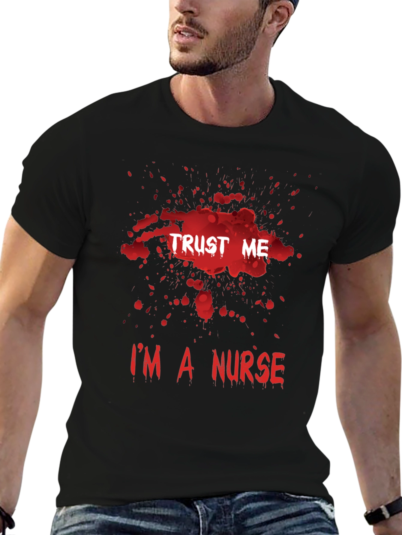 Trust Me Im a Nurse T-Shirt Halloween Medical