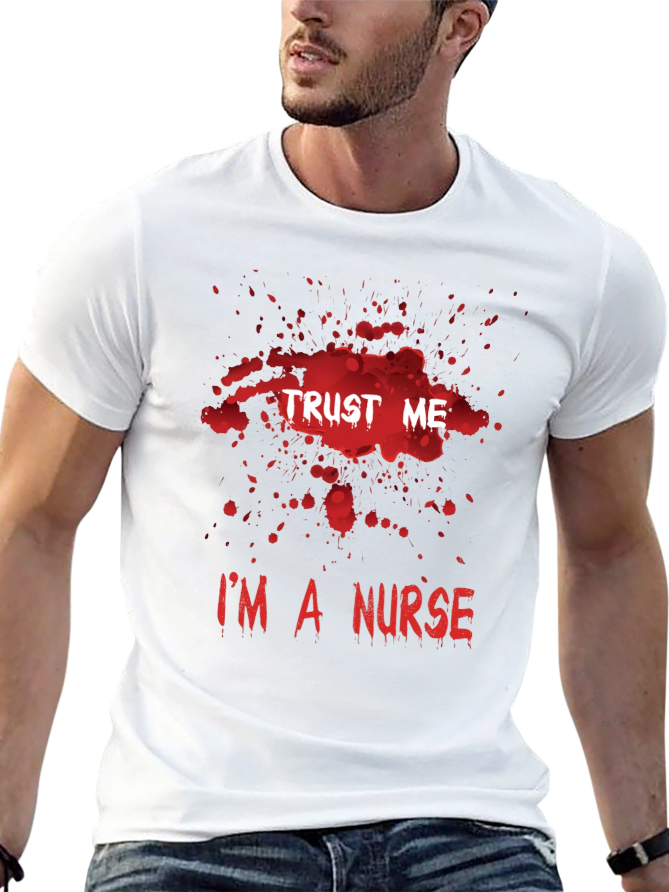 Trust Me Im a Nurse T-Shirt Halloween Medical