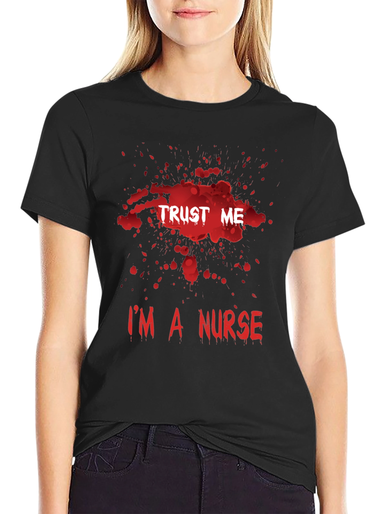 Trust Me Im a Nurse T-Shirt Halloween Medical