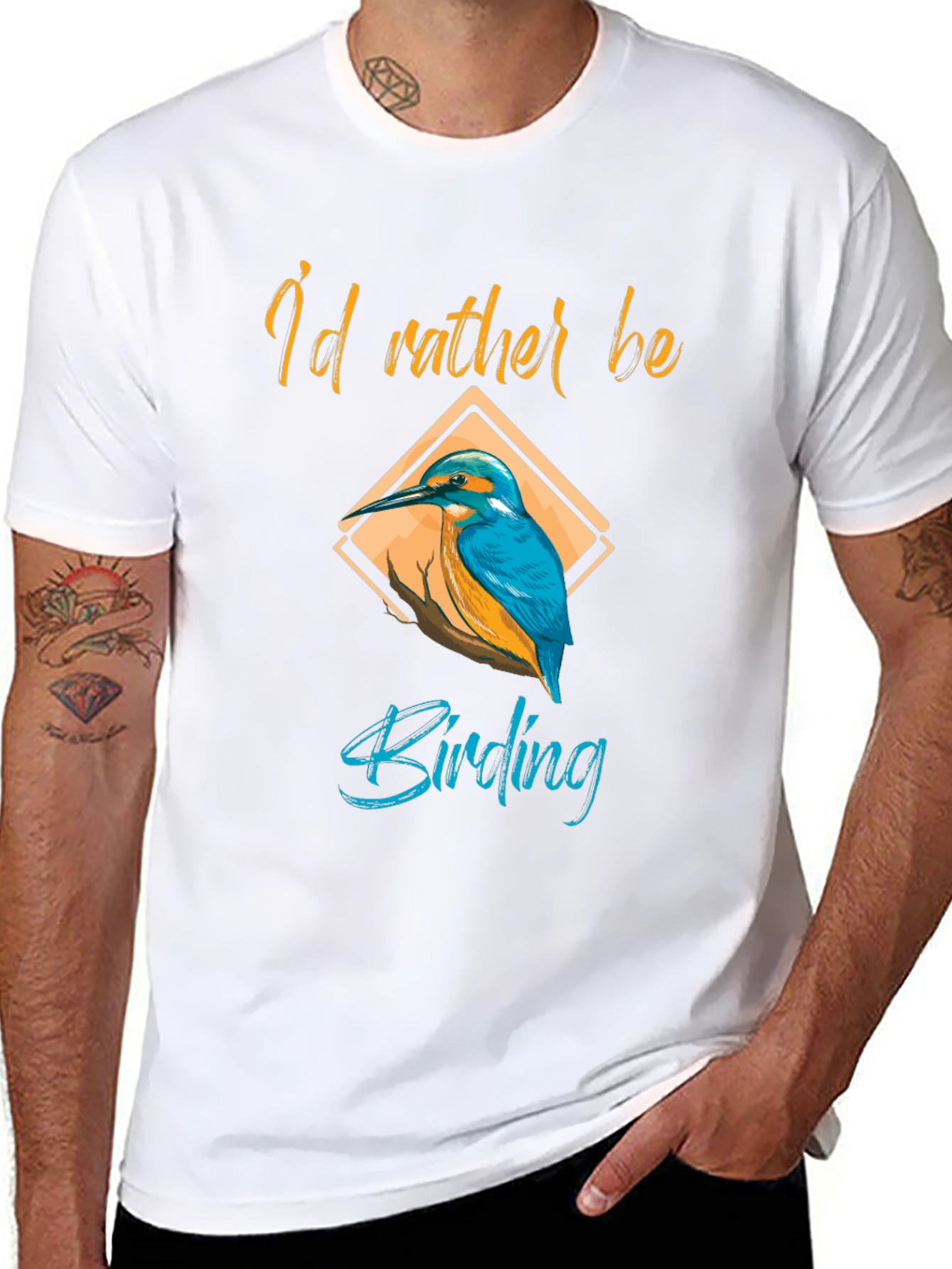 Birding T-Shirt - Id Rather Be Birding