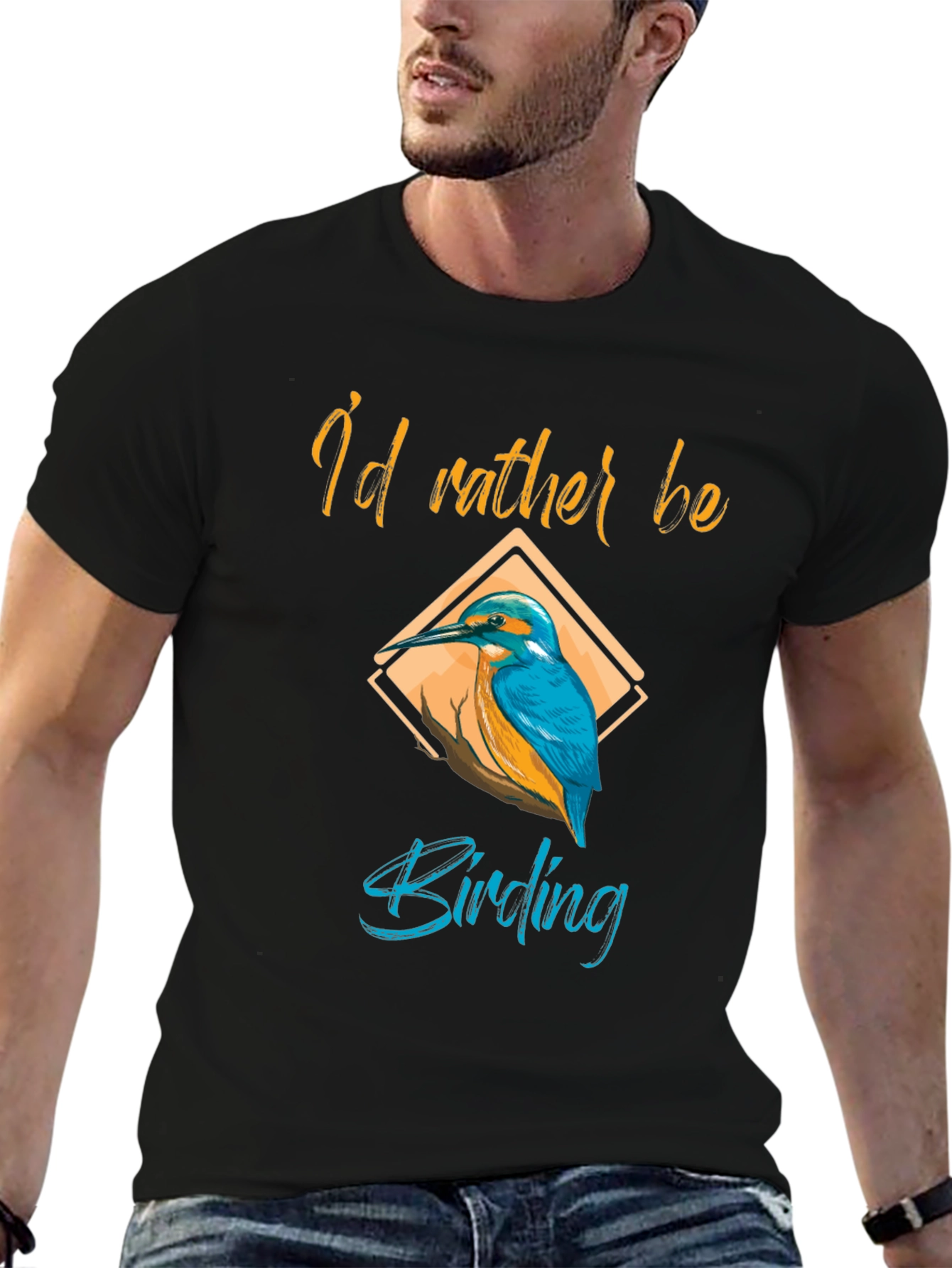 Birding T-Shirt - Id Rather Be Birding