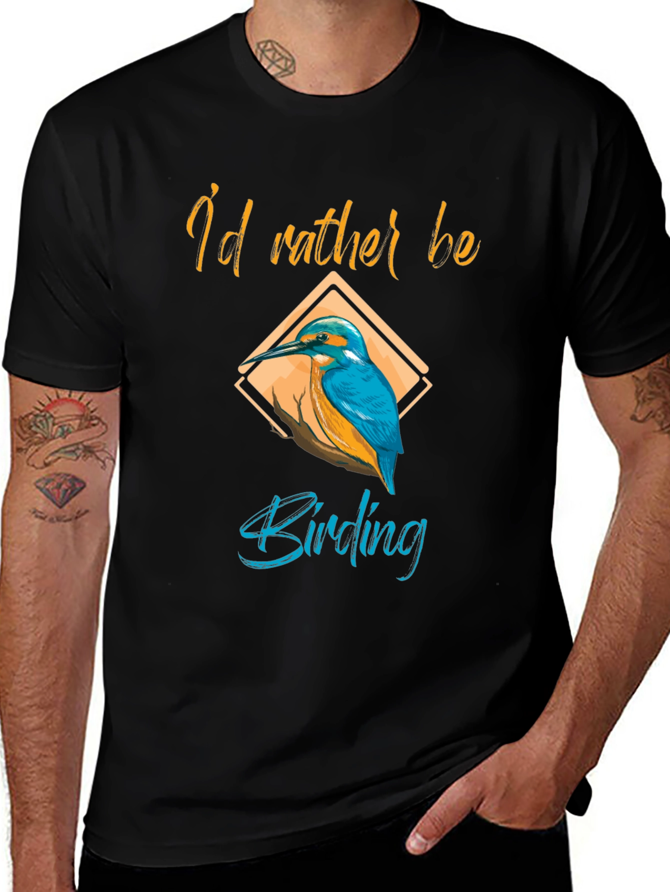 Birding T-Shirt - Id Rather Be Birding