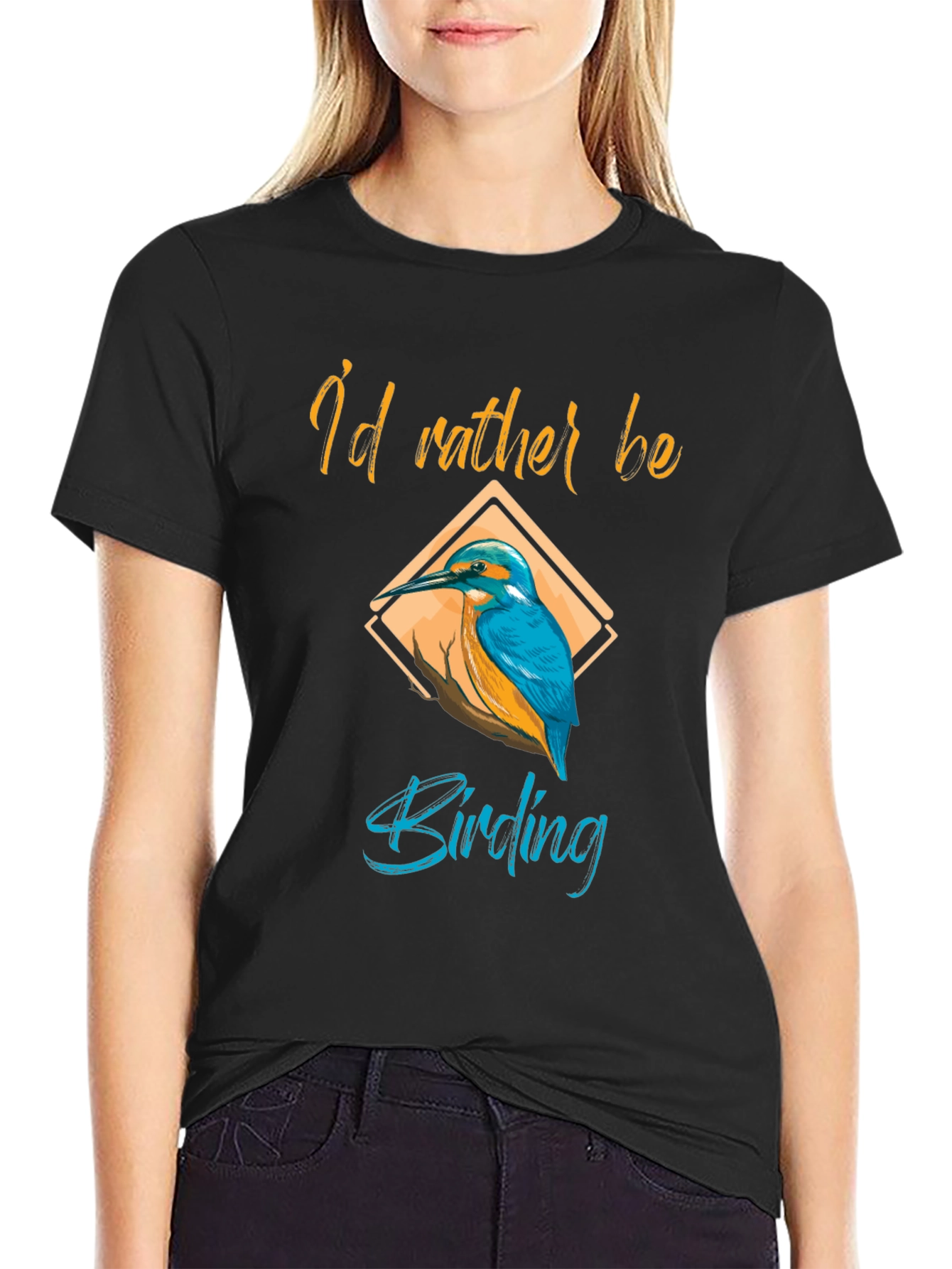 Birding T-Shirt - Id Rather Be Birding