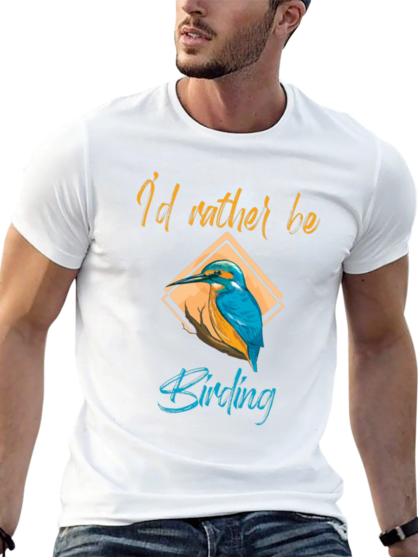 Birding T-Shirt - Id Rather Be Birding