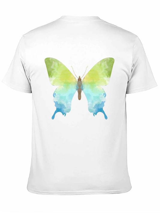 Watercolor Butterfly Graphic T-Shirt