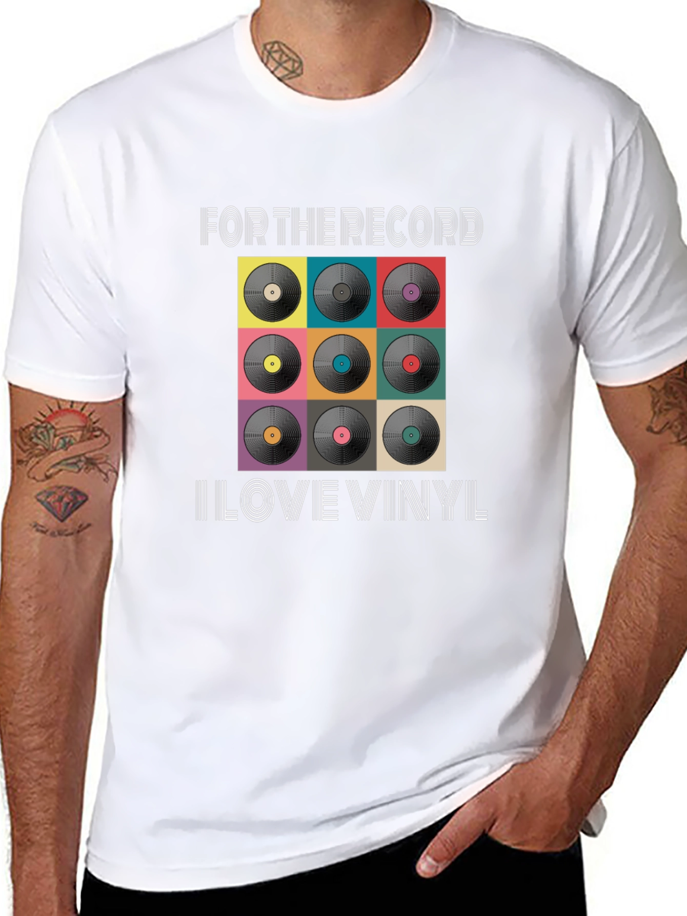 I Love Vinyl Record T-Shirt