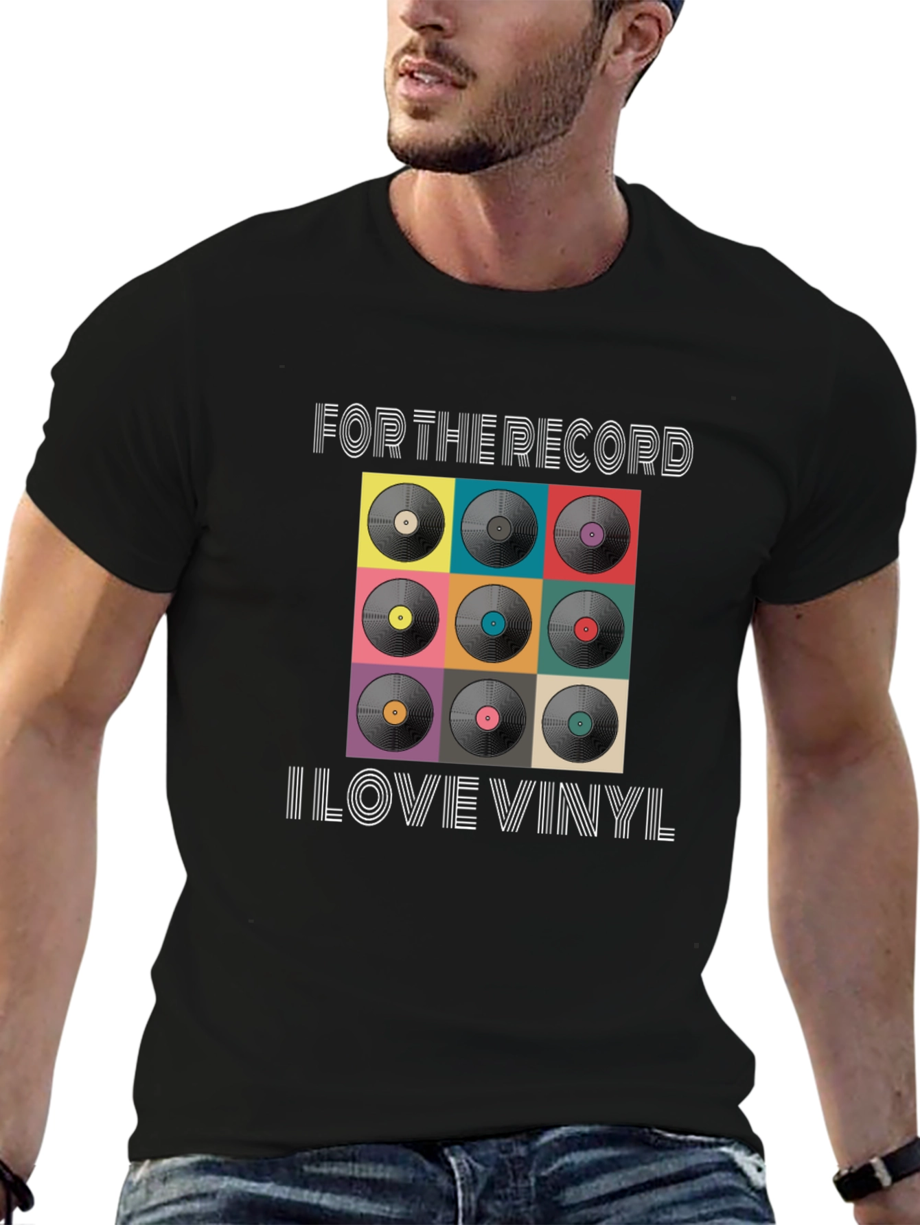 I Love Vinyl Record T-Shirt
