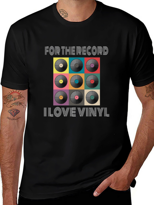 I Love Vinyl Record T-Shirt