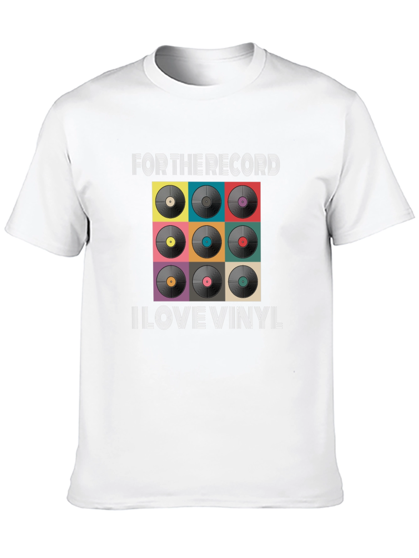 I Love Vinyl Record T-Shirt