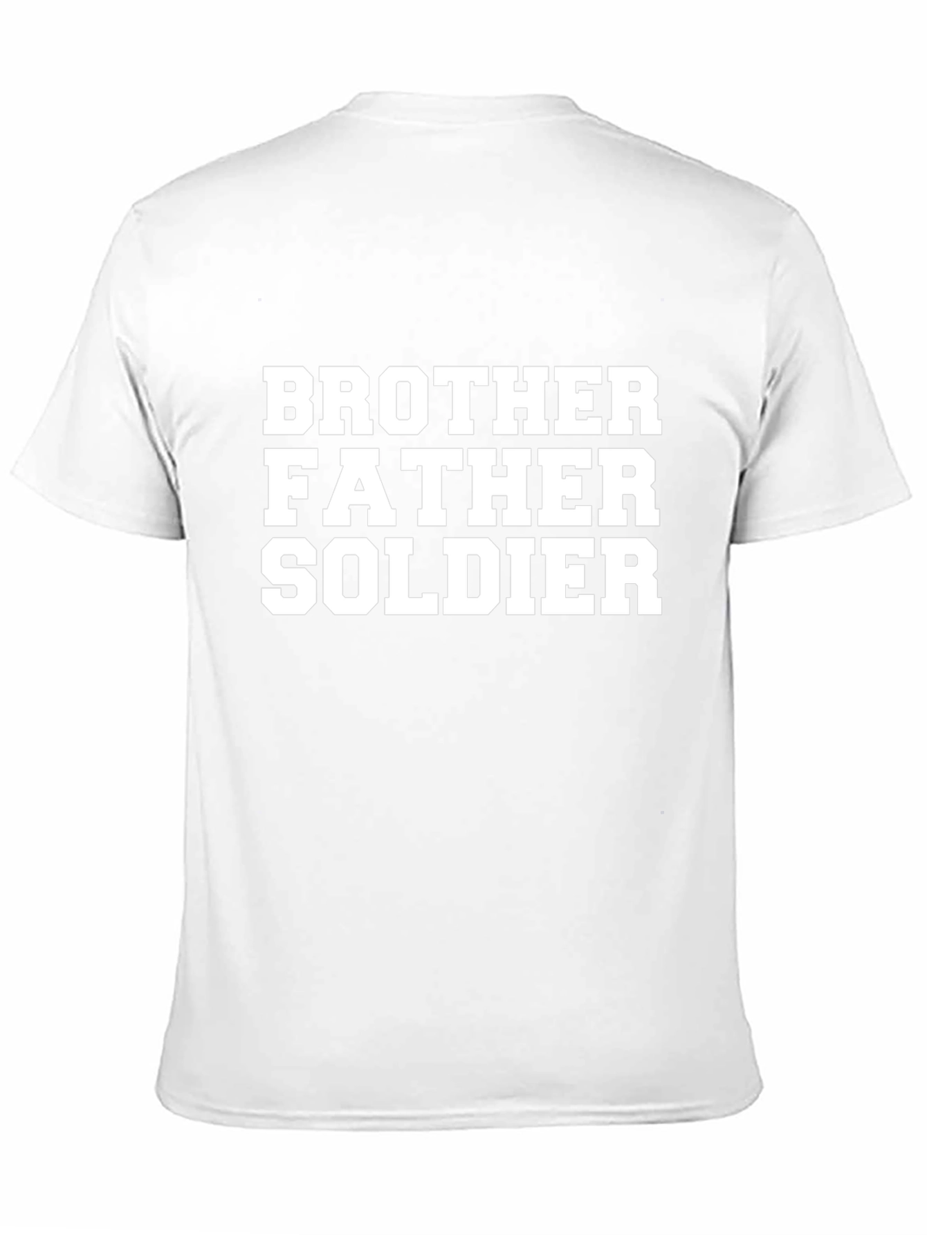 Brother Father Soldier Graphic Tee