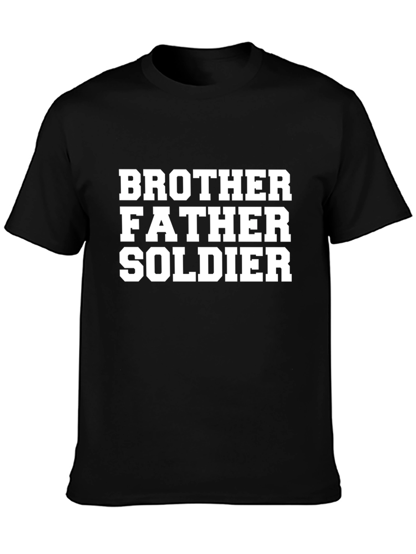 Brother Father Soldier Graphic Tee