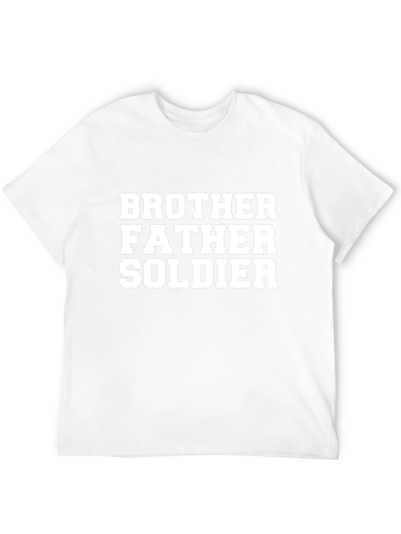Brother Father Soldier Graphic Tee