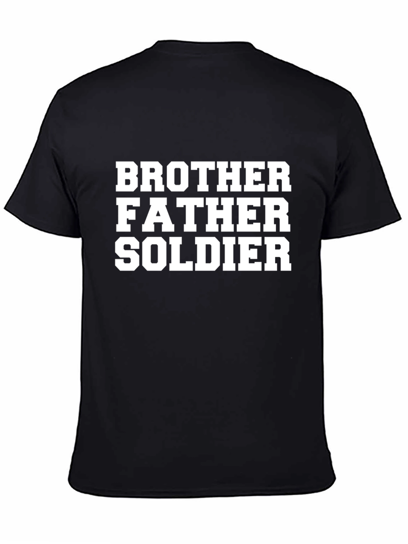 Brother Father Soldier Graphic Tee