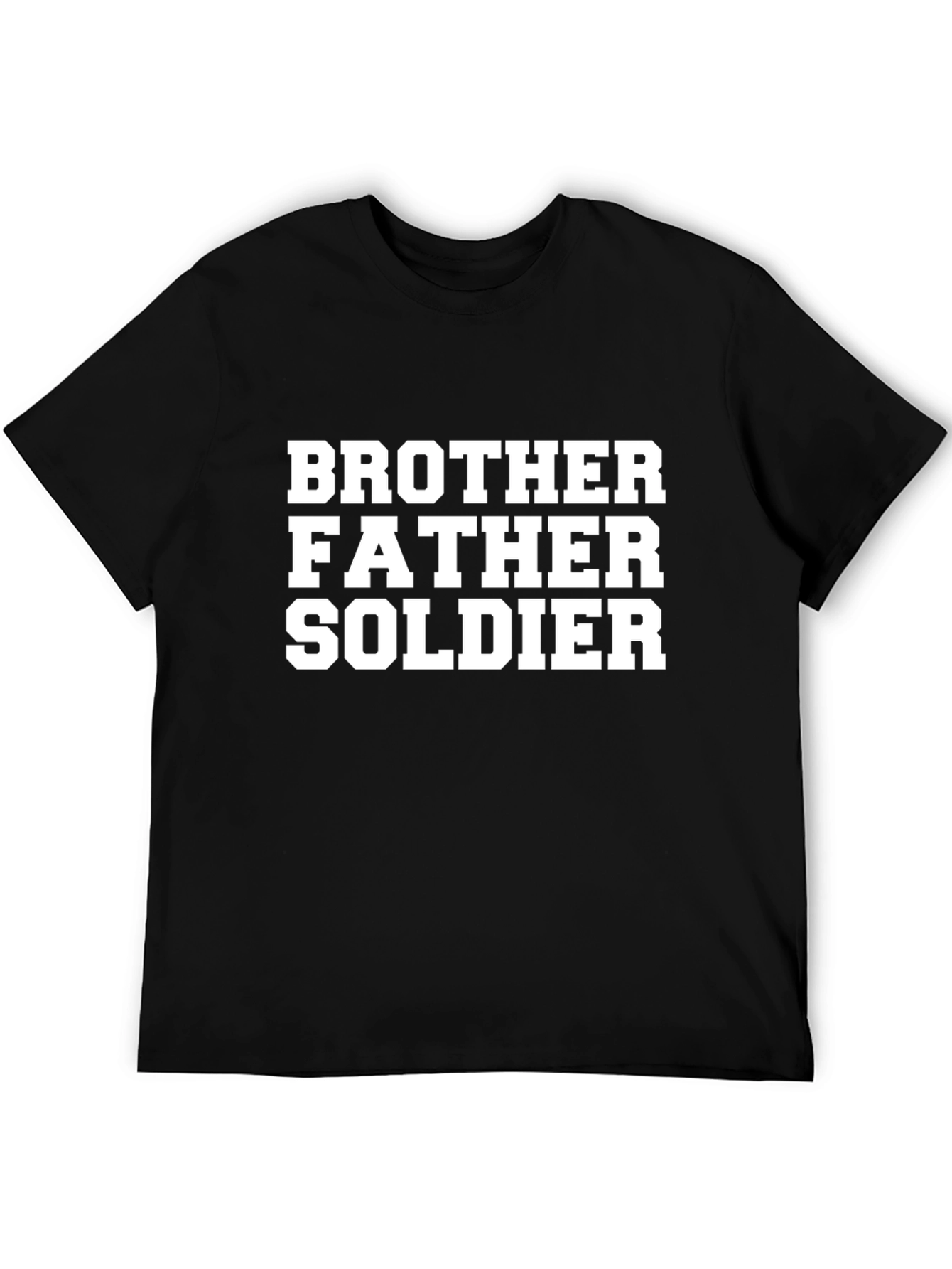 Brother Father Soldier Graphic Tee