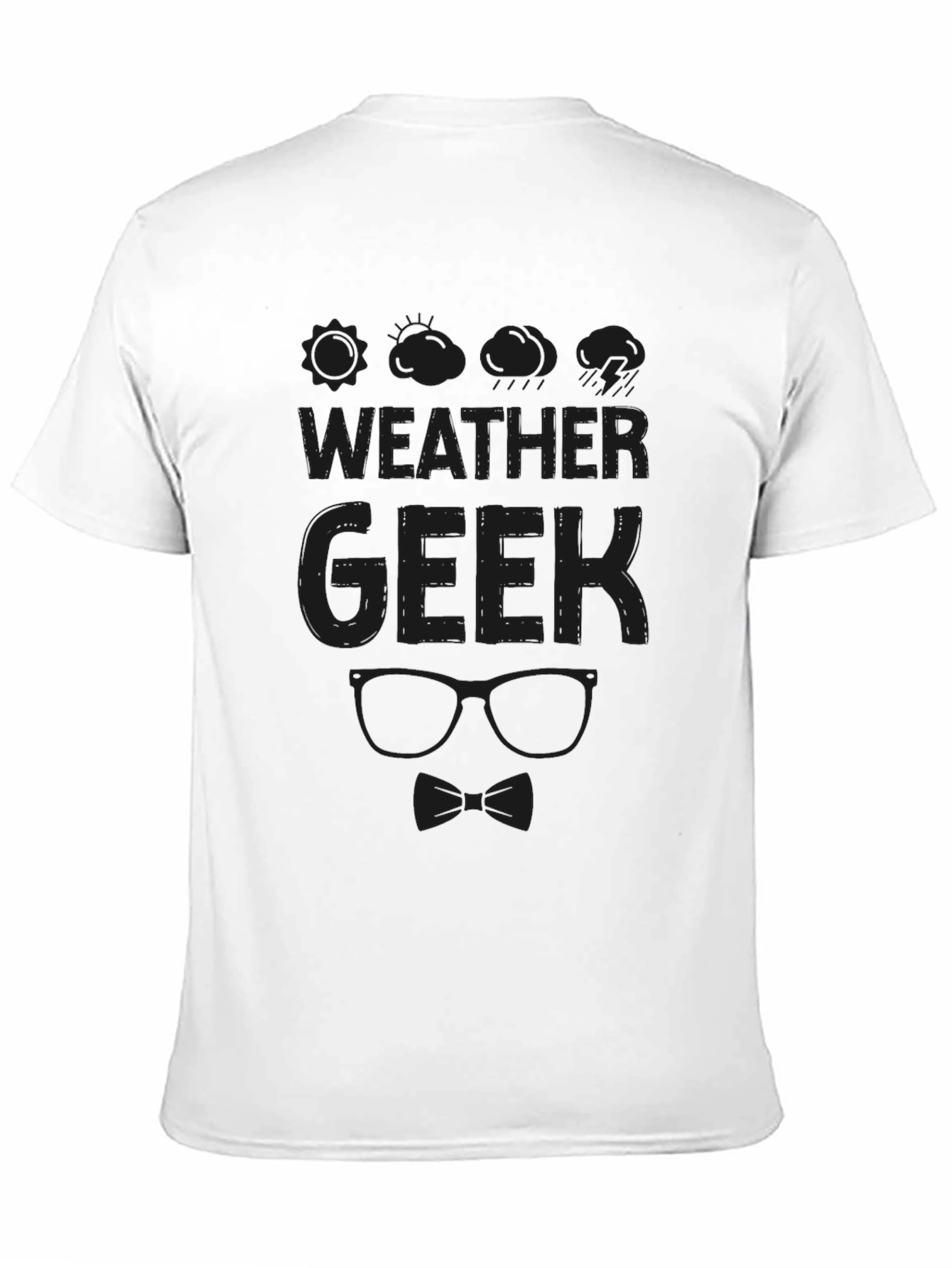 Weather Geek Black T-Shirt