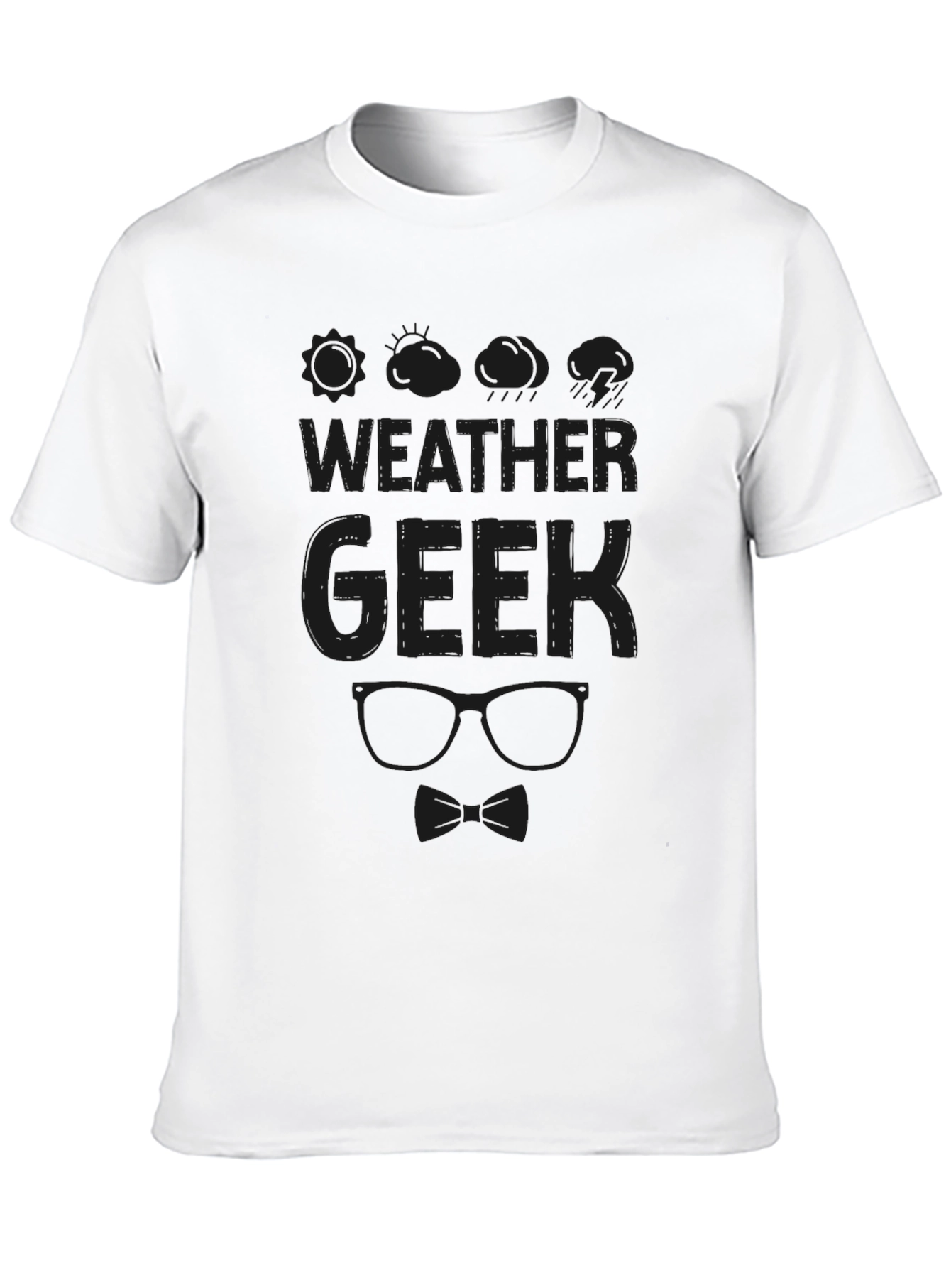 Weather Geek Black T-Shirt