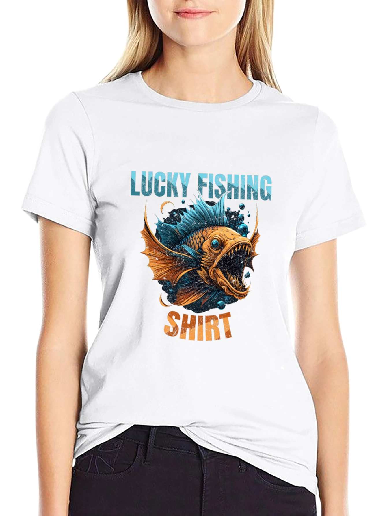 Lucky Fishing Shirt - Graphic Tee