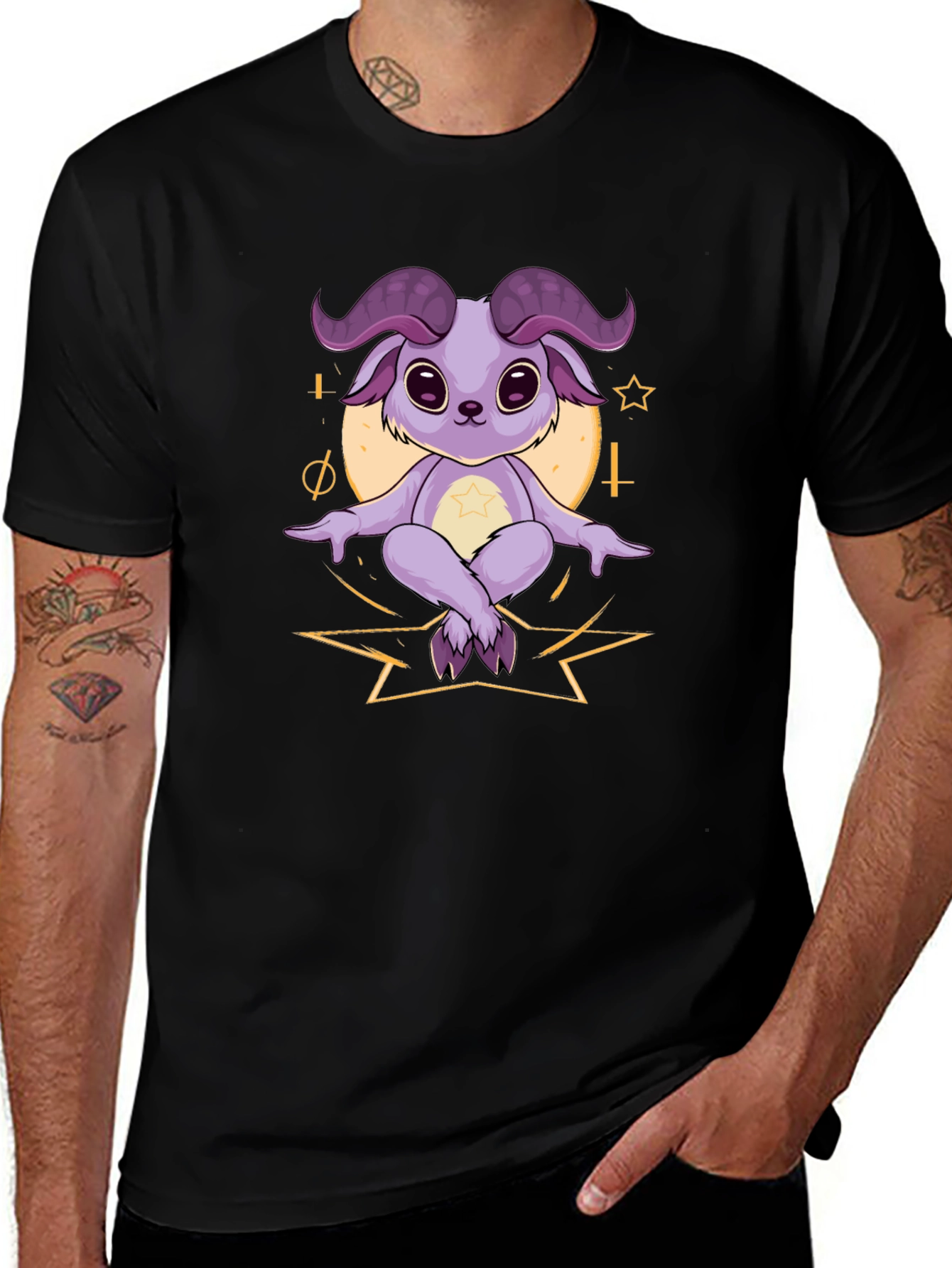 Mystical Goat Tee - Cute & Unique Design