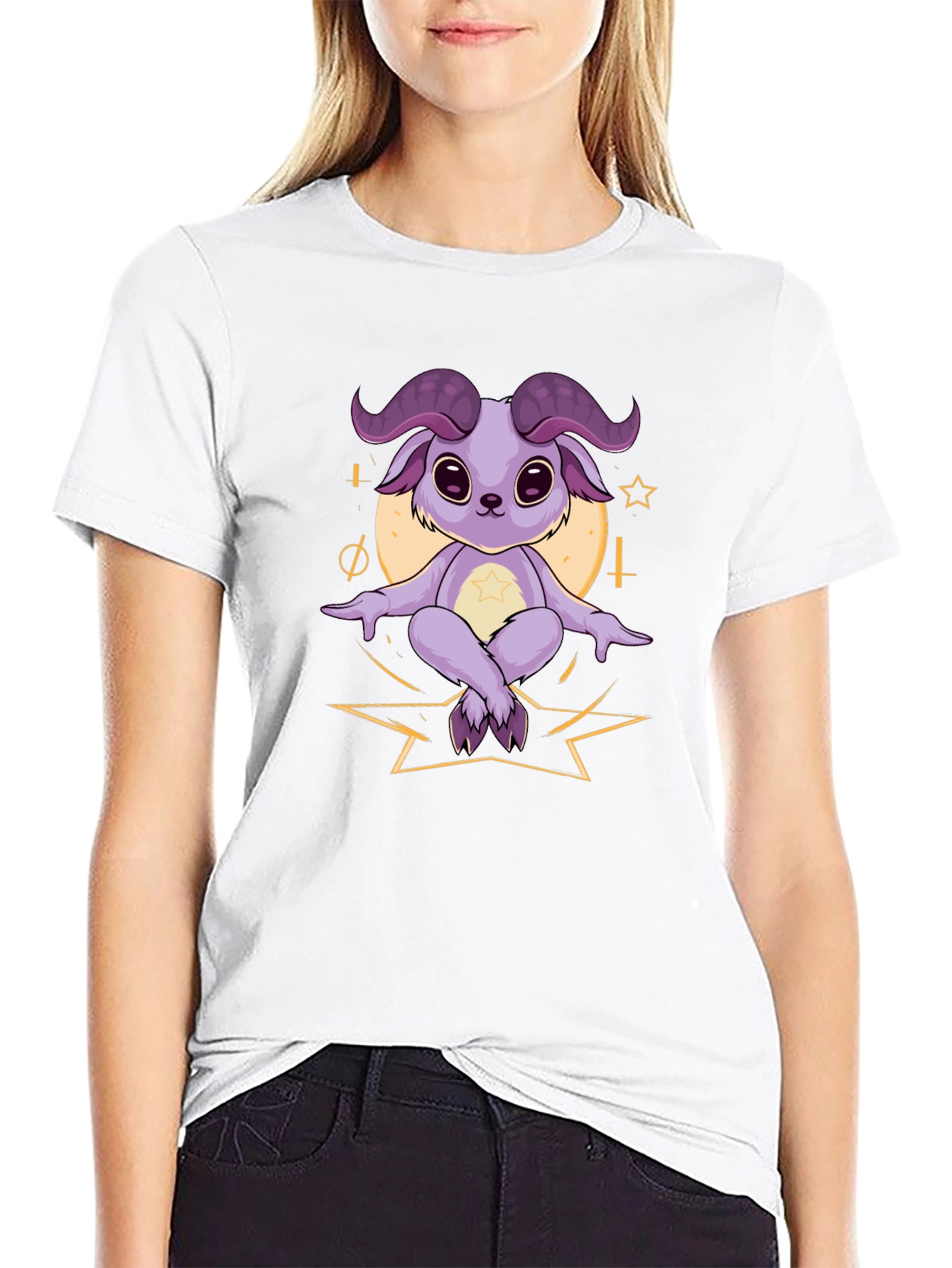 Mystical Goat Tee - Cute & Unique Design