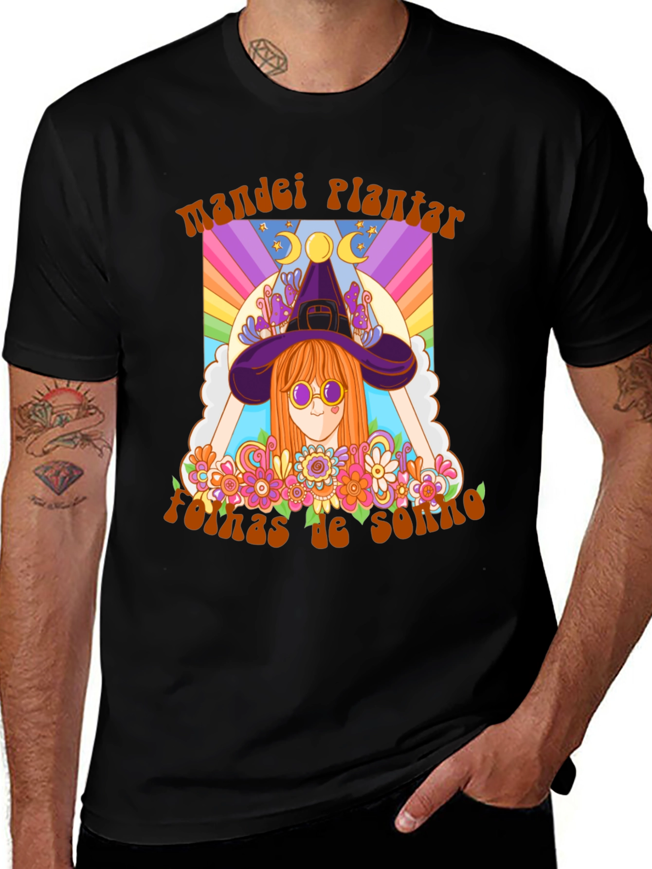 Psychedelic Witch Graphic Tee