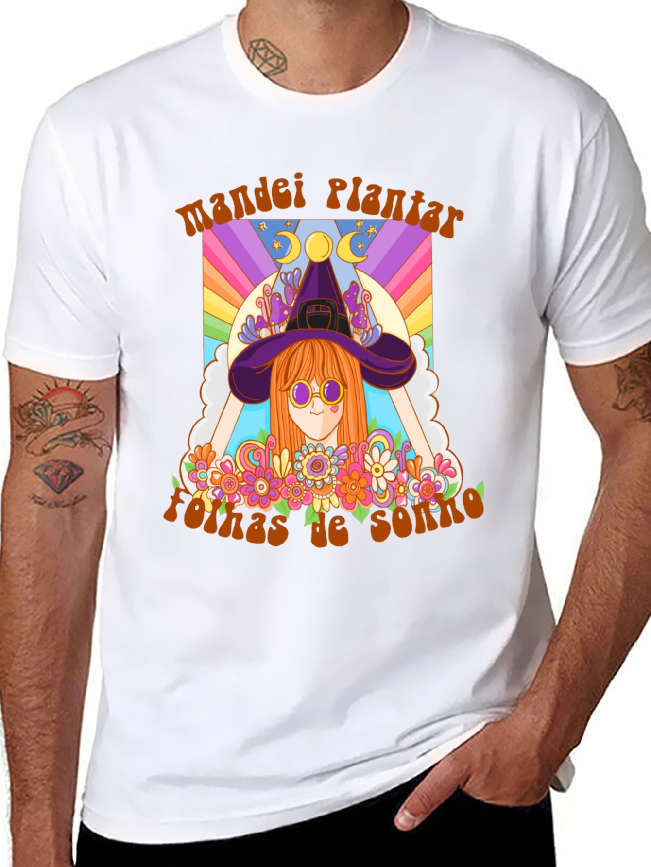 Psychedelic Witch Graphic Tee